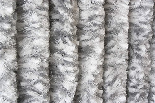lemodo-flauschvorhang-90-x-200-cm-chenille-t-rvorhang-grau image 6