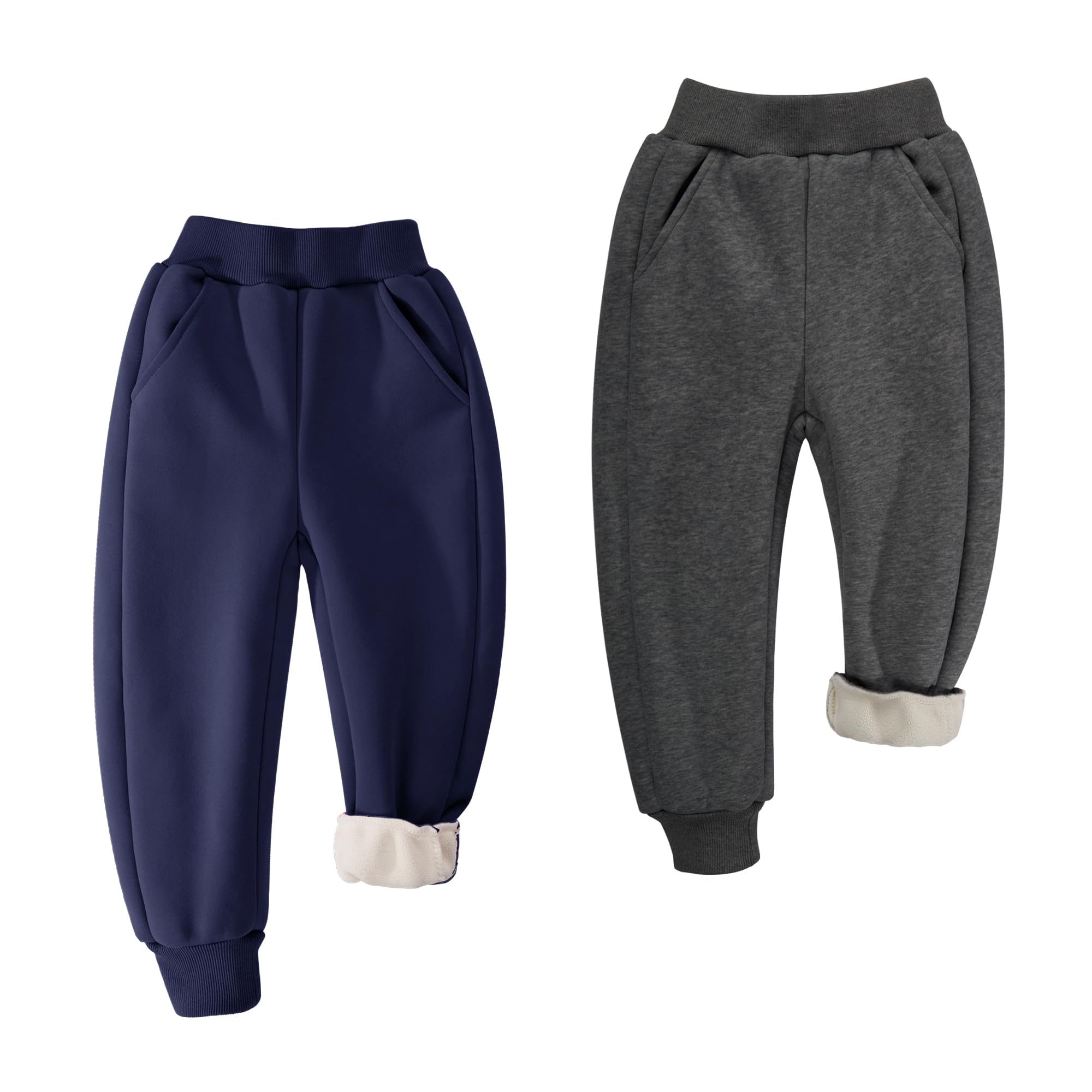 big-elephant-fleece-gef-tterte-jogginghose-f-r-kinder-mit-taschen image 1