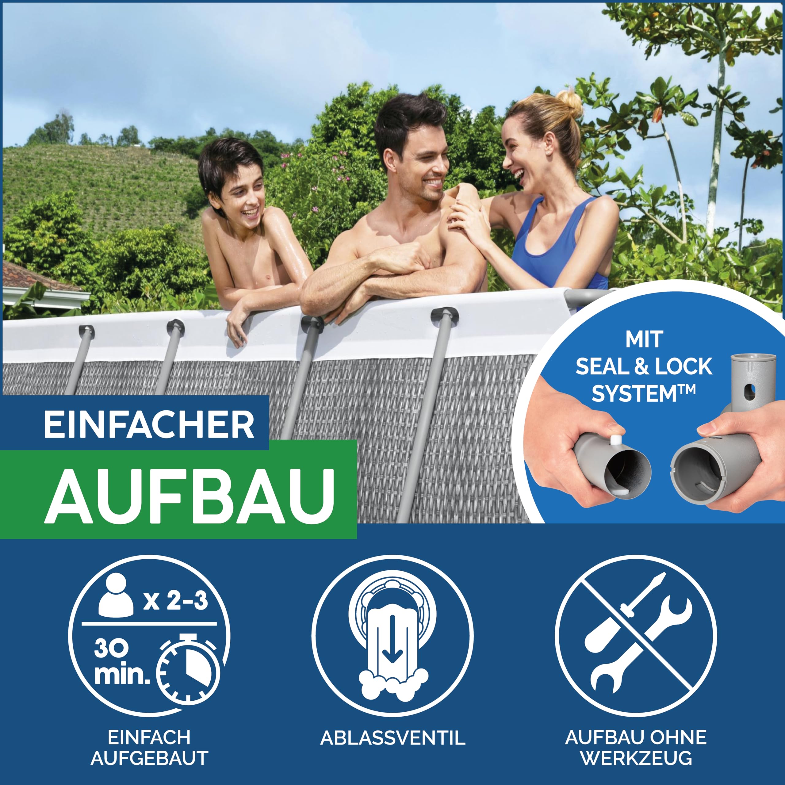 bestway-power-steel-frame-pool-eckig-412x201x122-cm-komplett-set-mit-filterpumpe image 6