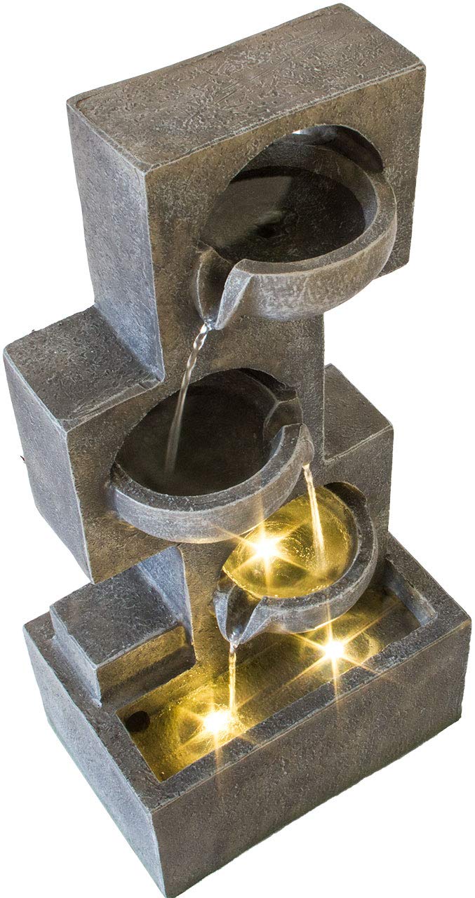 lemodo-nativ-zimmerbrunnen-eckig-mit-led-beleuchtung-und-pumpe image 4