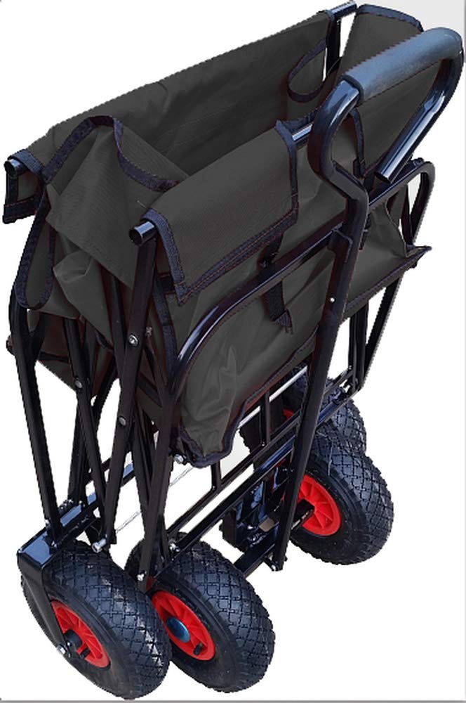 lemodo-faltbarer-bollerwagen-mit-luftbereifung-80-kg image 2