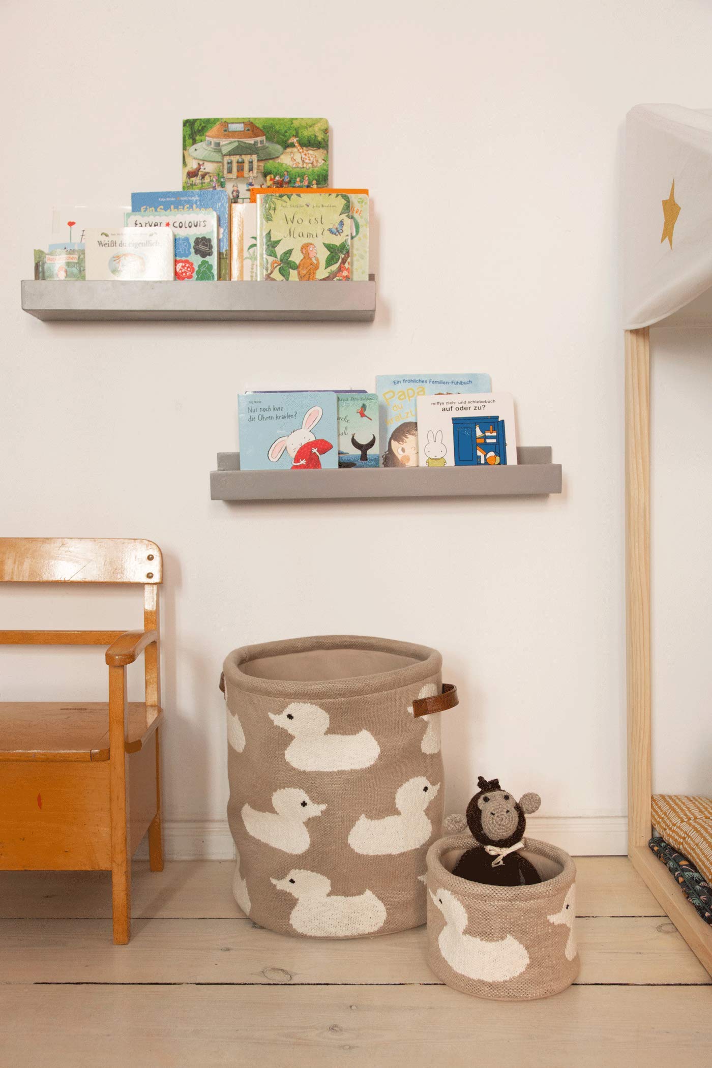 kindsgut-k-rbchen-baumwolle-22x16cm-ente-aufbewahrung-kinderzimmer-wickelkommode image 4
