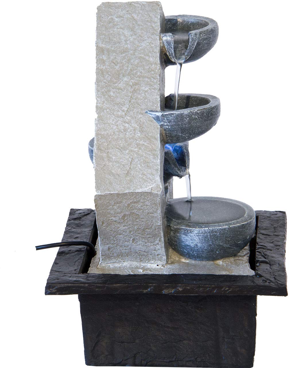 lemodo-zimmerbrunnen-beton-optik-mit-led-tischbrunnen image 7