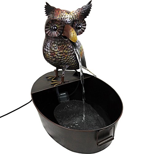 lemodo-metallbrunnen-mit-eule-51x39xh55cm-zimmerbrunnen-antik-look-inkl-elektrop image 6
