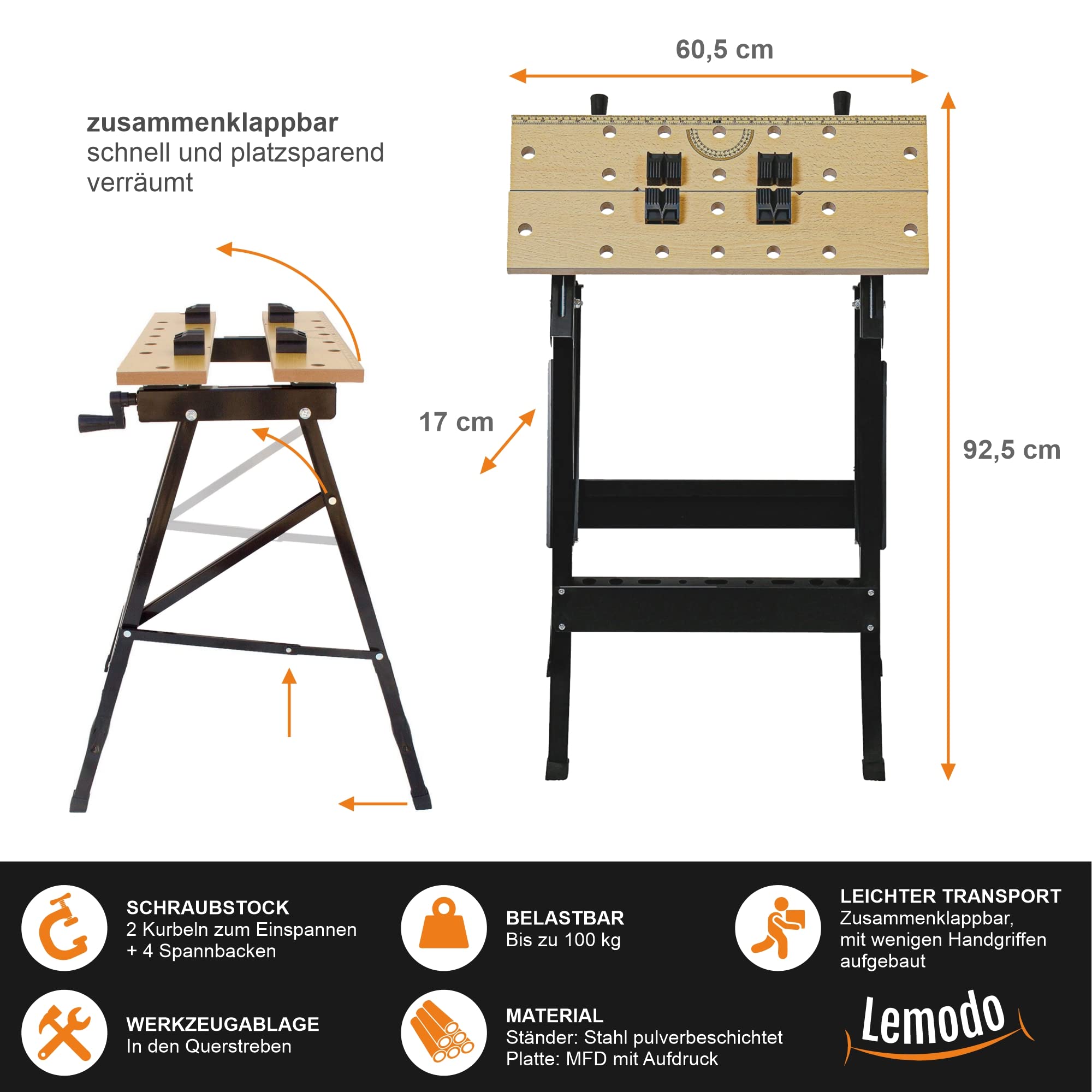lemodo-werkbank-klappbar-60-5x24x76-cm-bis-100-kg image 3