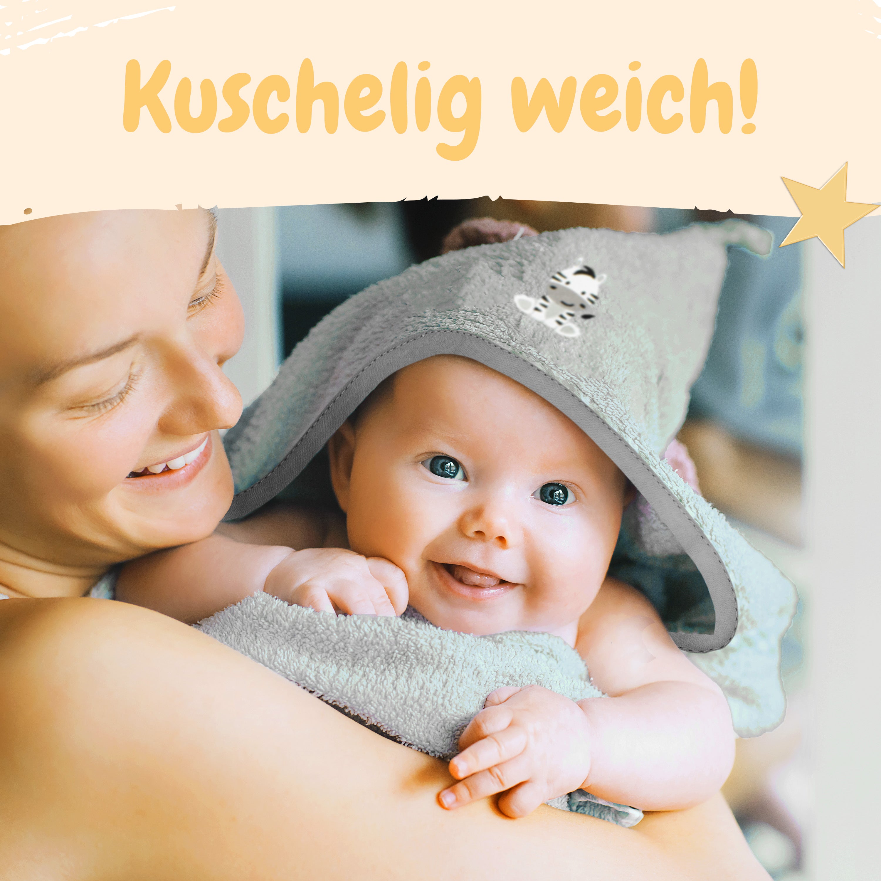 babykajo-kapuzenhandtuch-80x80cm-mit-name-bestickt-2-waschlappen image 2