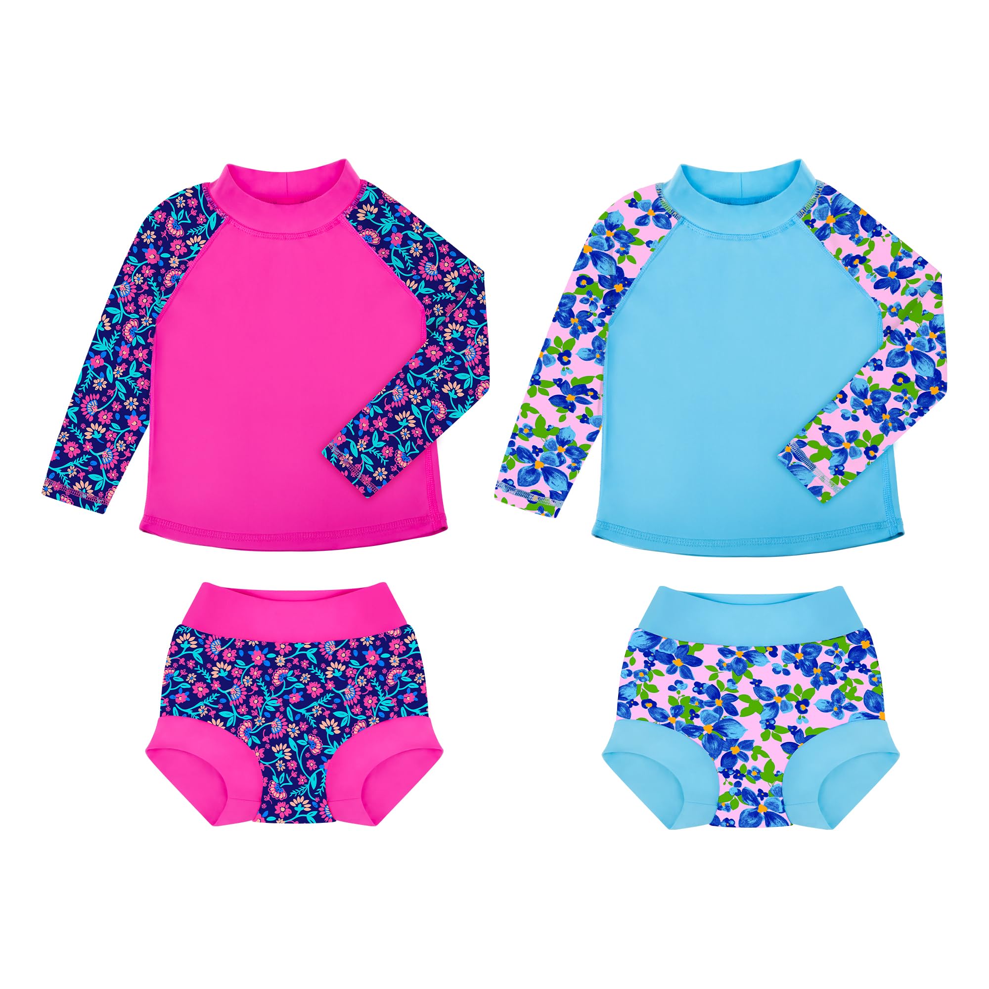 big-elephant-rashguard-schwimmwindel-set-langarm-upf-50-f-r-babys-2er-set image 1