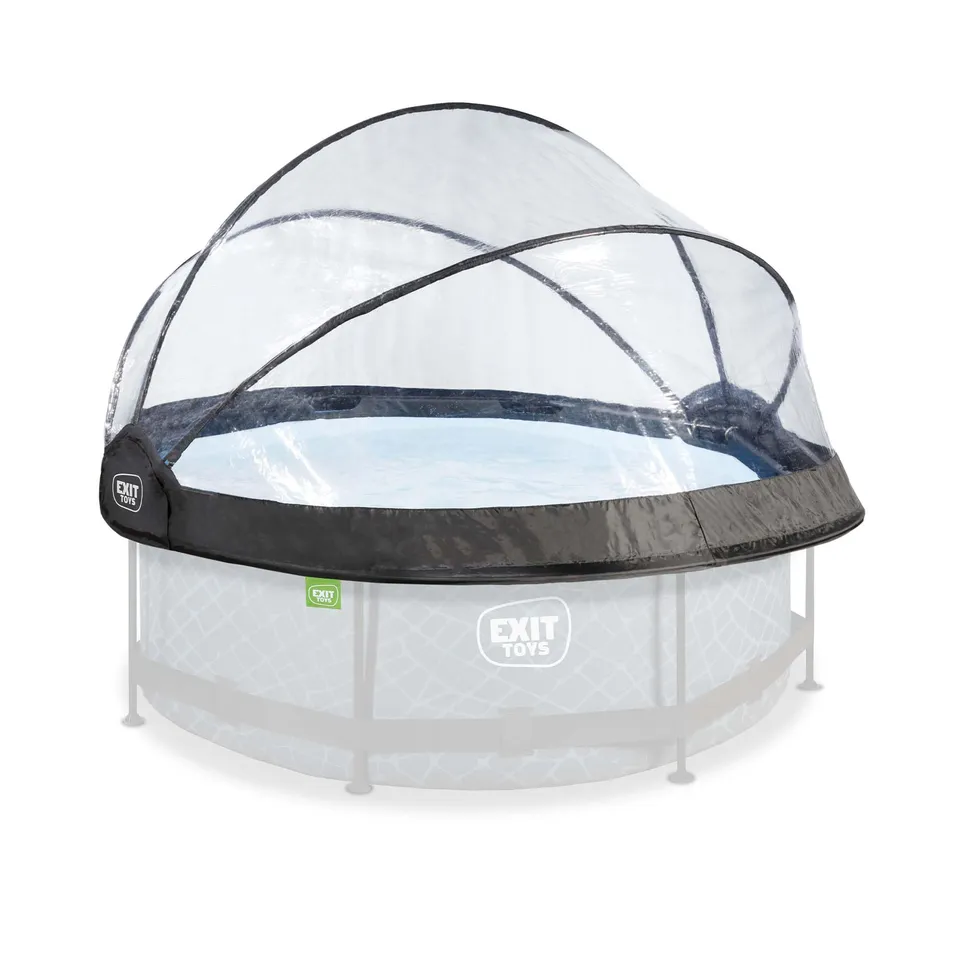 lemodo-exit-toys-eco-pool-dome-eco-244-cm-transparent-faltbar image 1