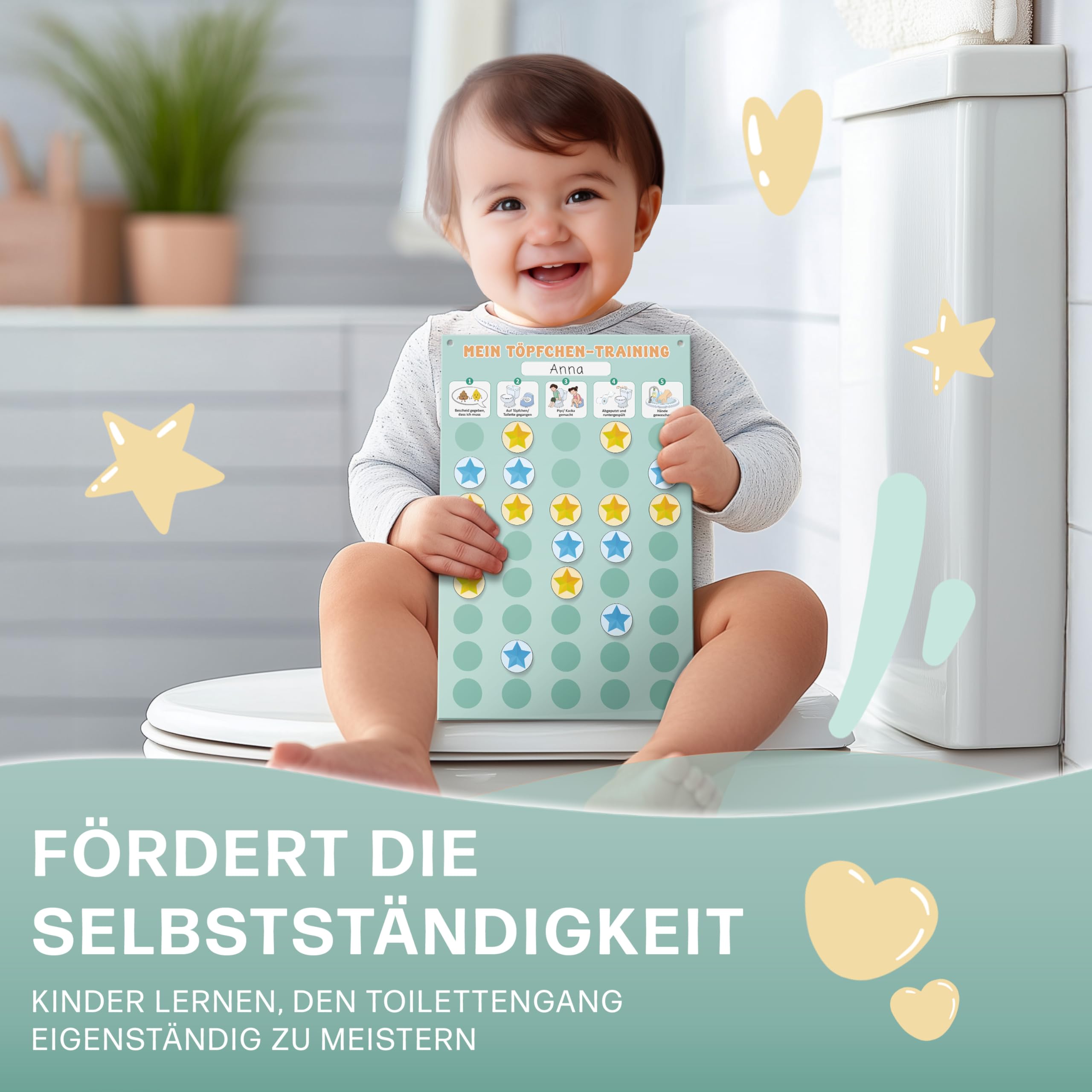 mini-mindz-t-pfchentraining-magnettafel-montessori-mit-60-magneten-30-x-20-cm image 3