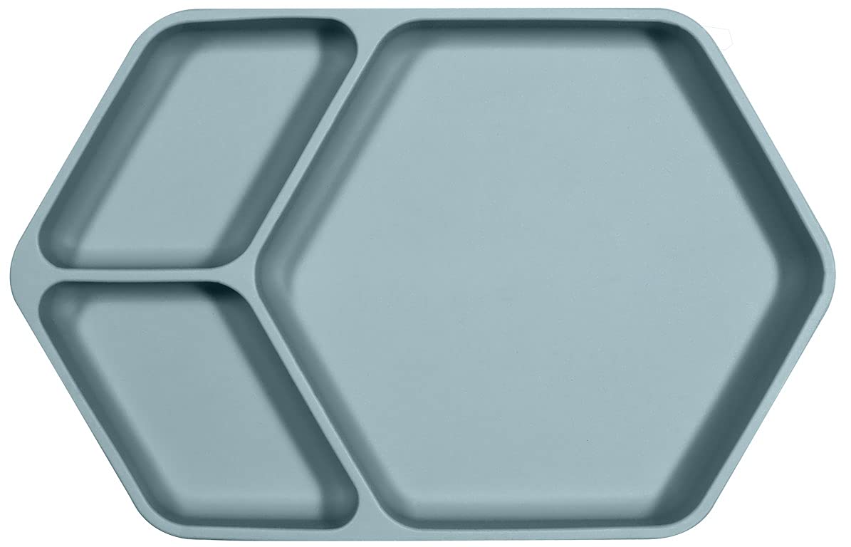 kindsgut-silikon-teller-mit-saugnapf-aquamarin-bpa-frei image 1