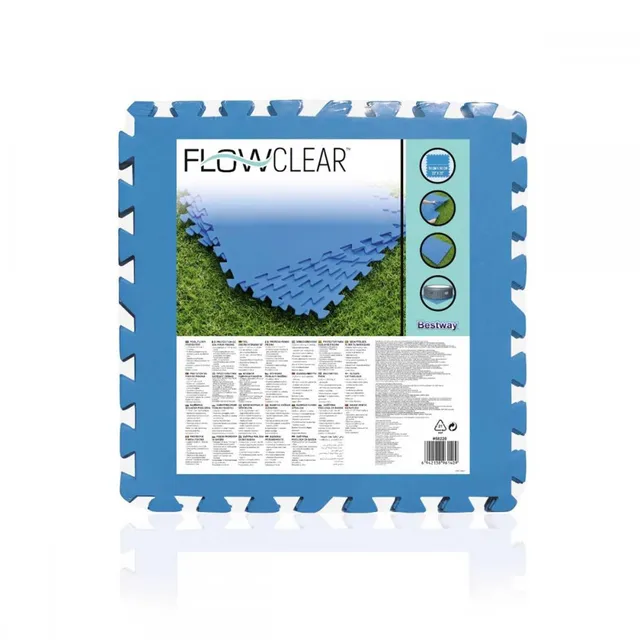 bestway-flowclear-pool-bodenschutzfliesen-9er-set-50x50-cm-blau image 1