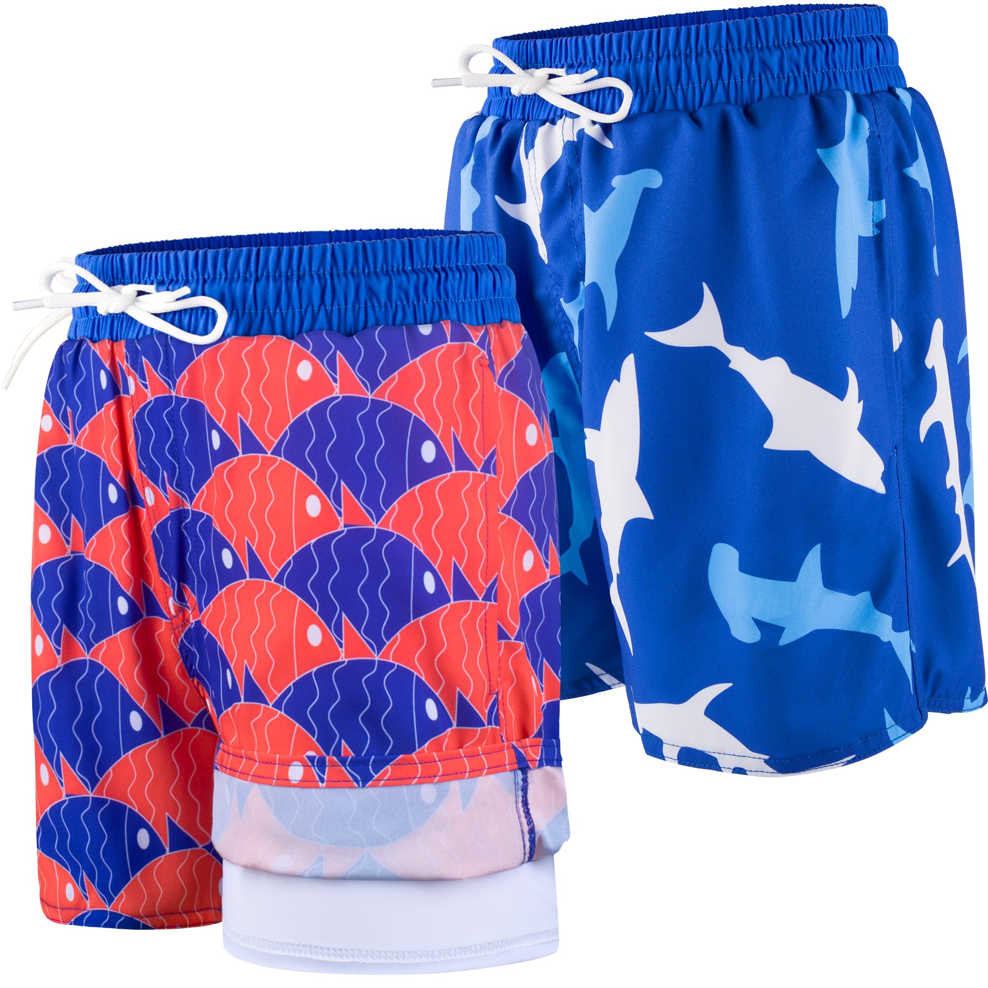 big-elephant-jungen-badeshorts-2er-pack-mit-kompressionsfutter-upf-50 image 8