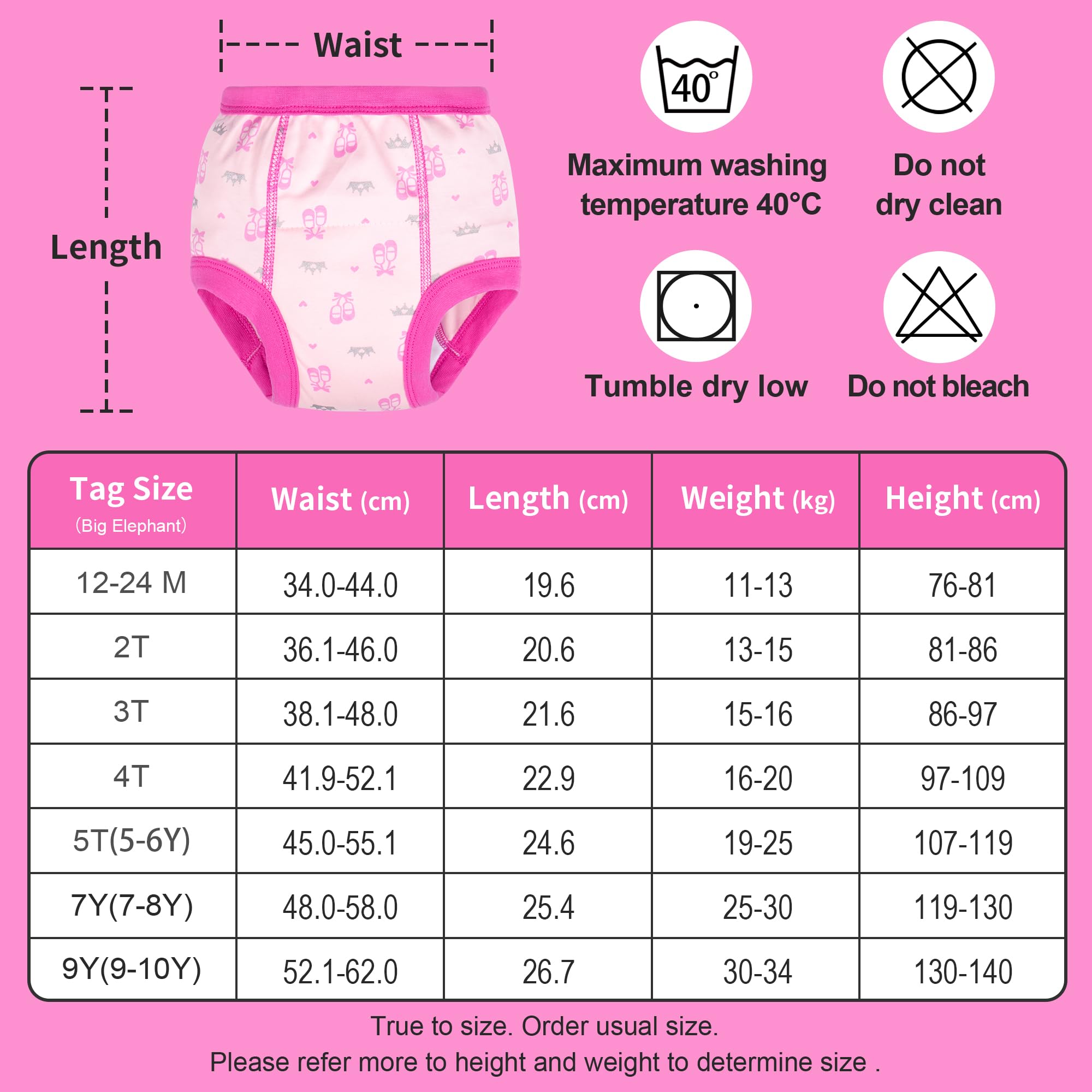 big-elephant-6er-pack-t-pfchentrainingshosen-100-baumwolle image 2