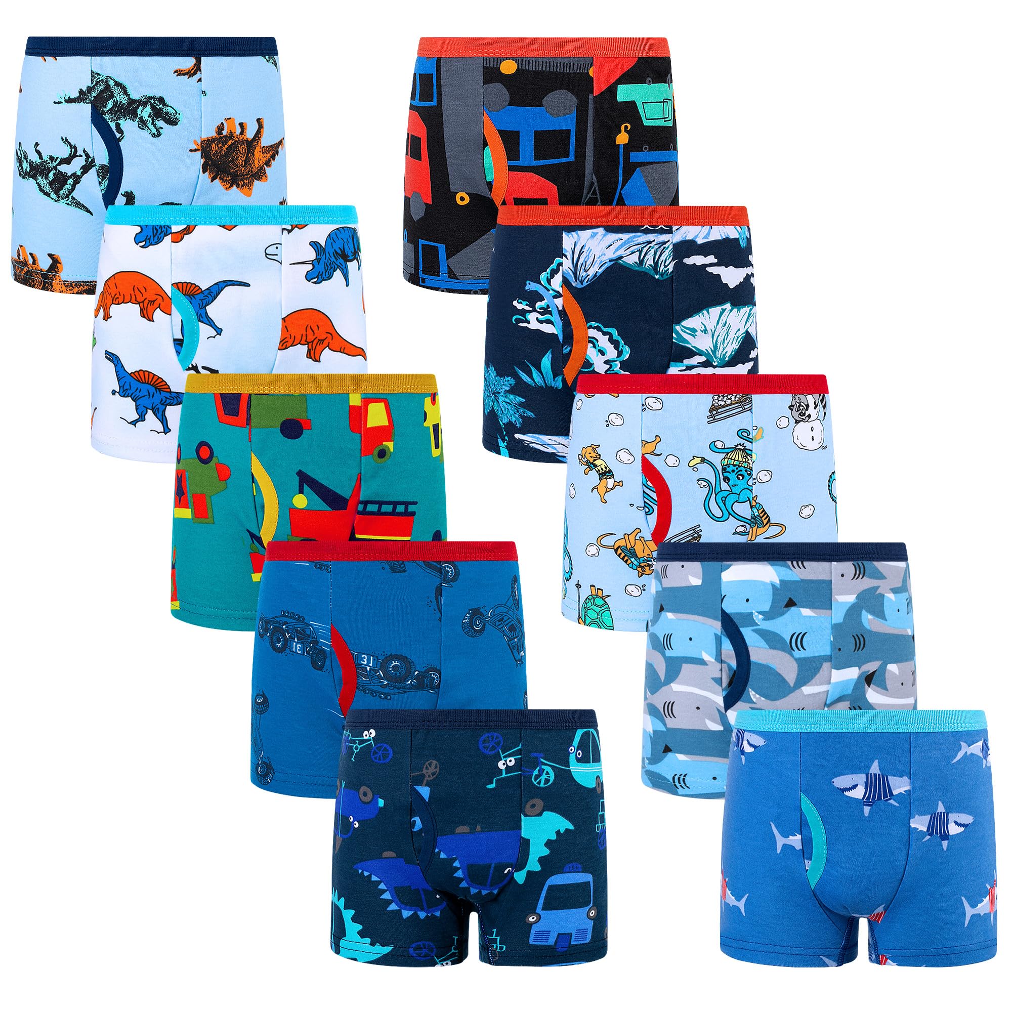 big-elephant-boxershorts-jungen-10er-pack-dino-100-baumwolle image 6