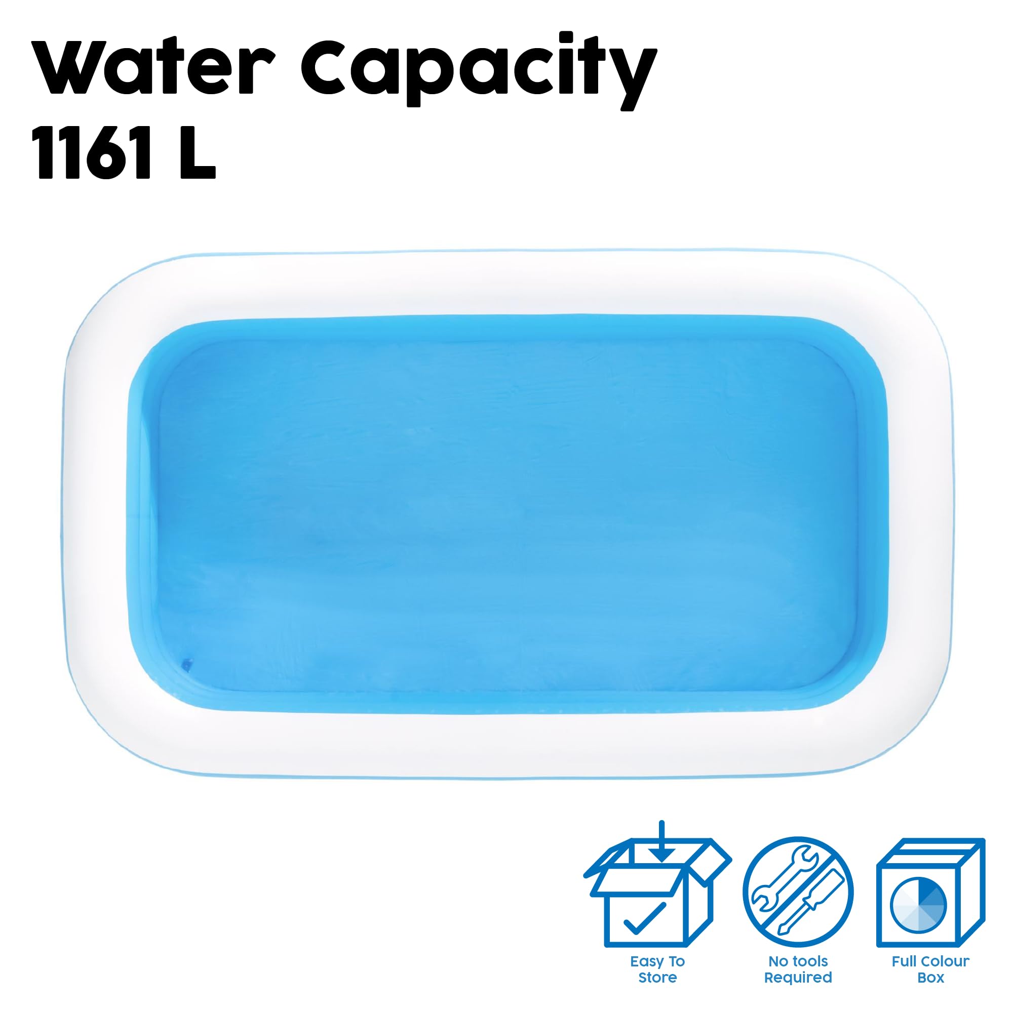 bestway-family-pool-deluxe-planschbecken-305x183x56-cm-1161-l-bunt image 6