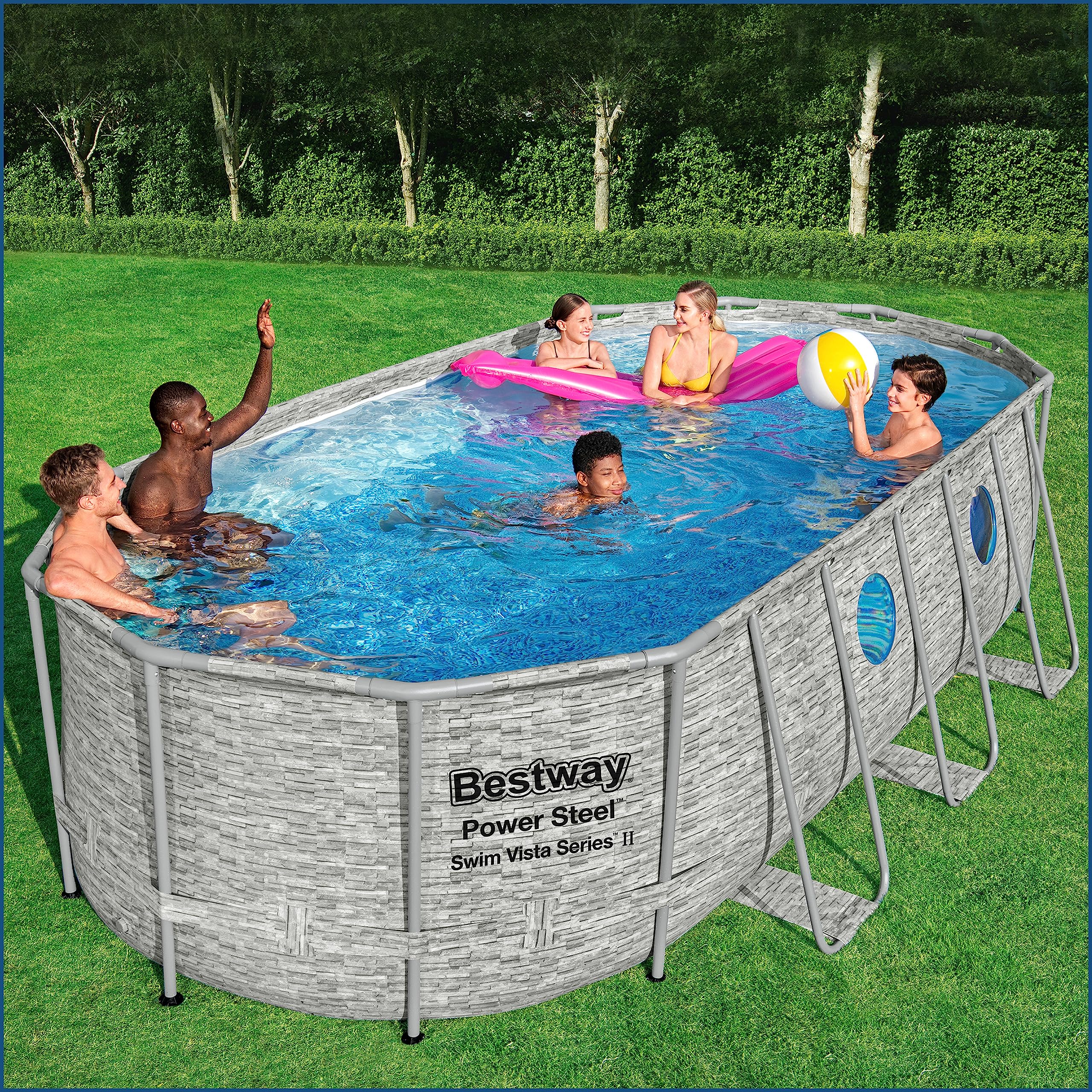 bestway-power-steel-swim-vista-frame-pool-komplett-set-549-x-274-x-122-cm-steinw image 2
