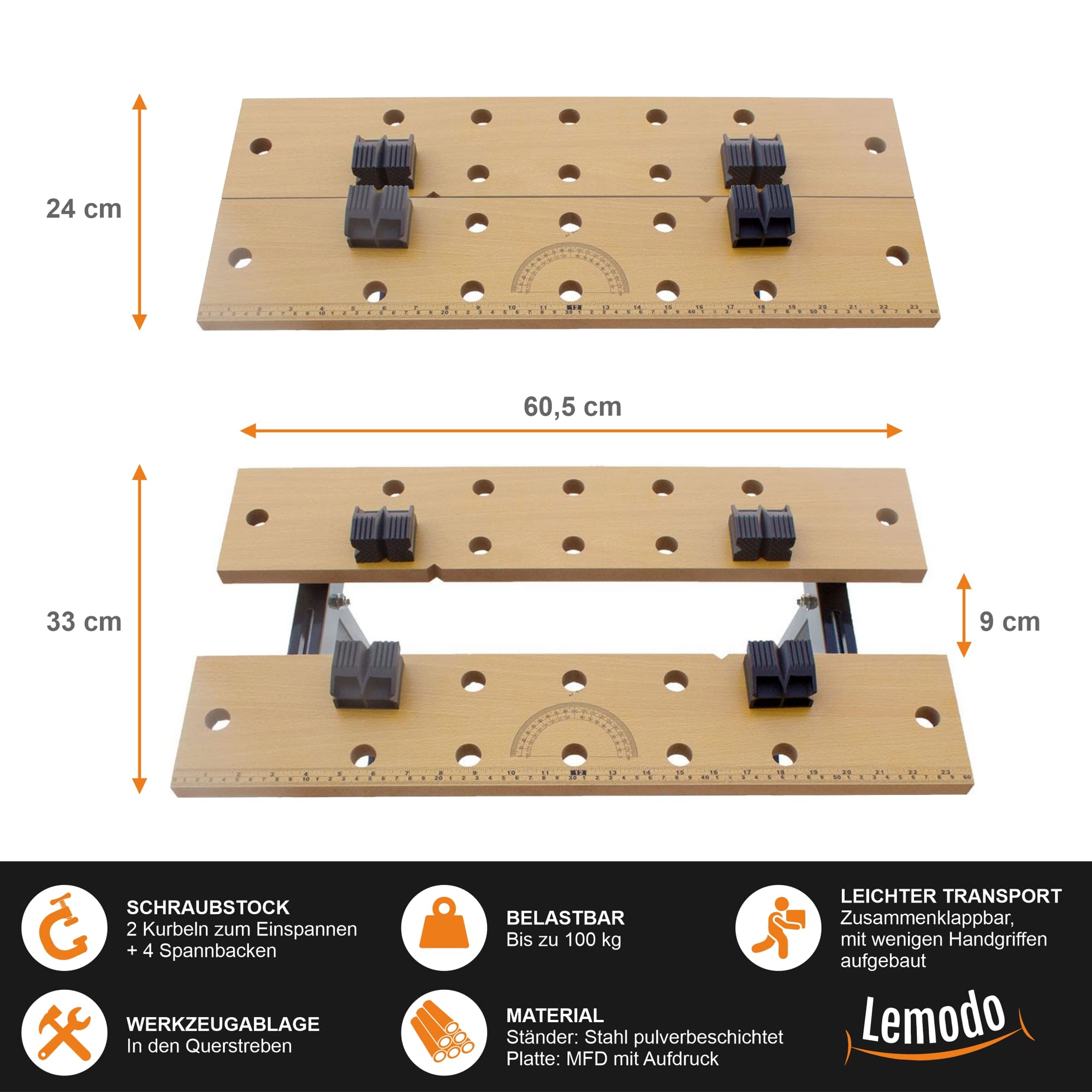 lemodo-werkbank-klappbar-60-5x24x76-cm-bis-100-kg image 5