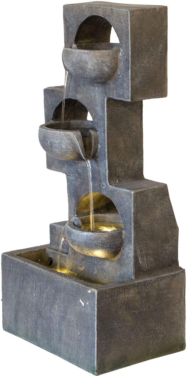 lemodo-nativ-zimmerbrunnen-eckig-mit-led-beleuchtung-und-pumpe image 3
