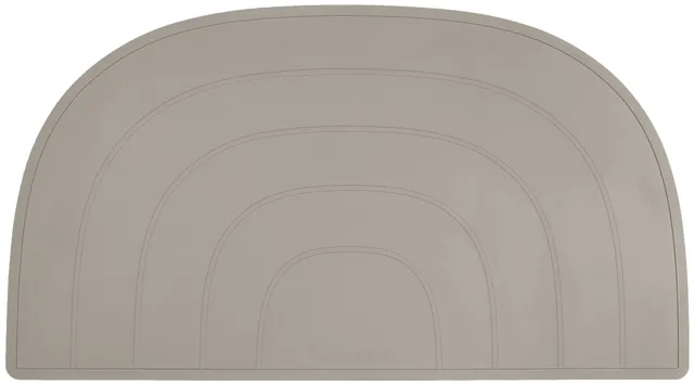 kindsgut-silikon-platzset-regenbogen-taupe-rutschfest image 1