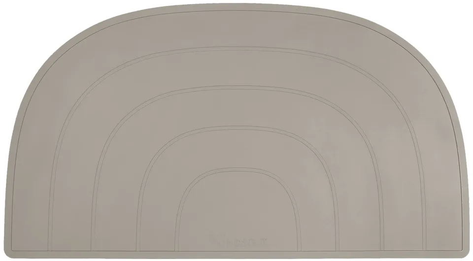 kindsgut-silikon-platzset-regenbogen-taupe-rutschfest image 1