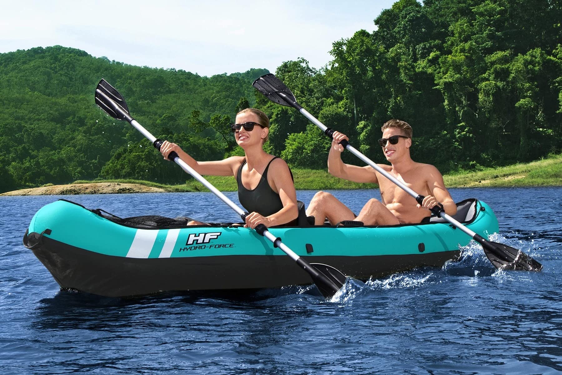 bestway-hydroforce-ventura-kajak-2-personen-set-330x86-cm-mit-paddel-und-pumpe image 2