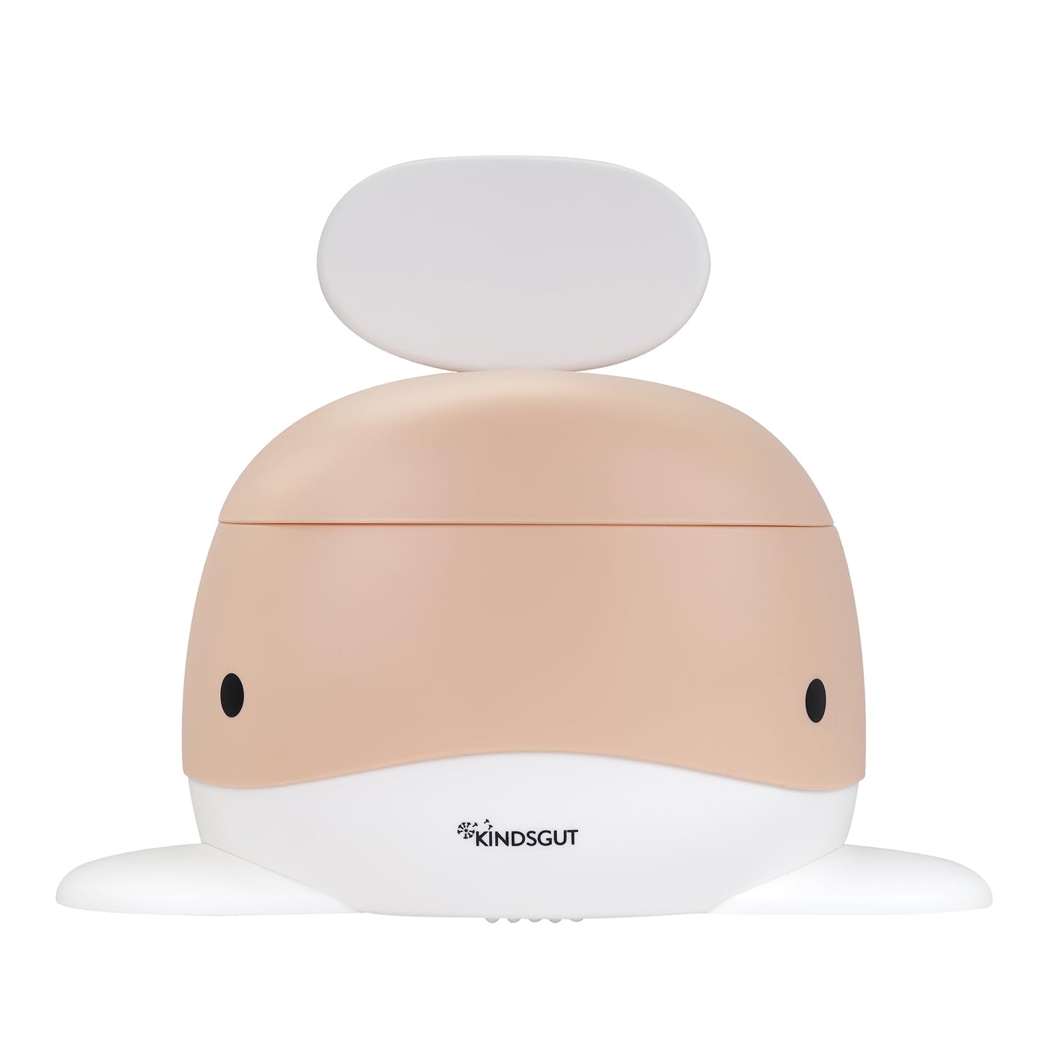 kindsgut-kinder-t-pfchen-wal-design-peach-mit-deckel-und-einsatz image 1