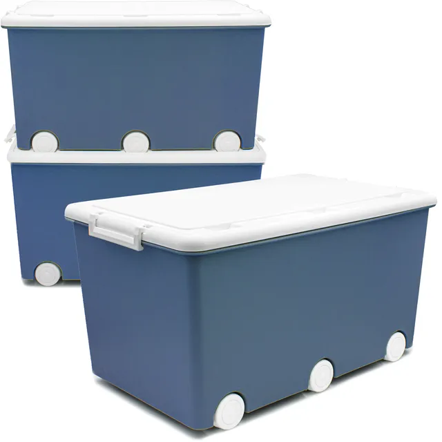 babykajo-aufbewahrungsboxen-3er-set-50-liter-mit-deckel-und-rollen-stapelbar image 1