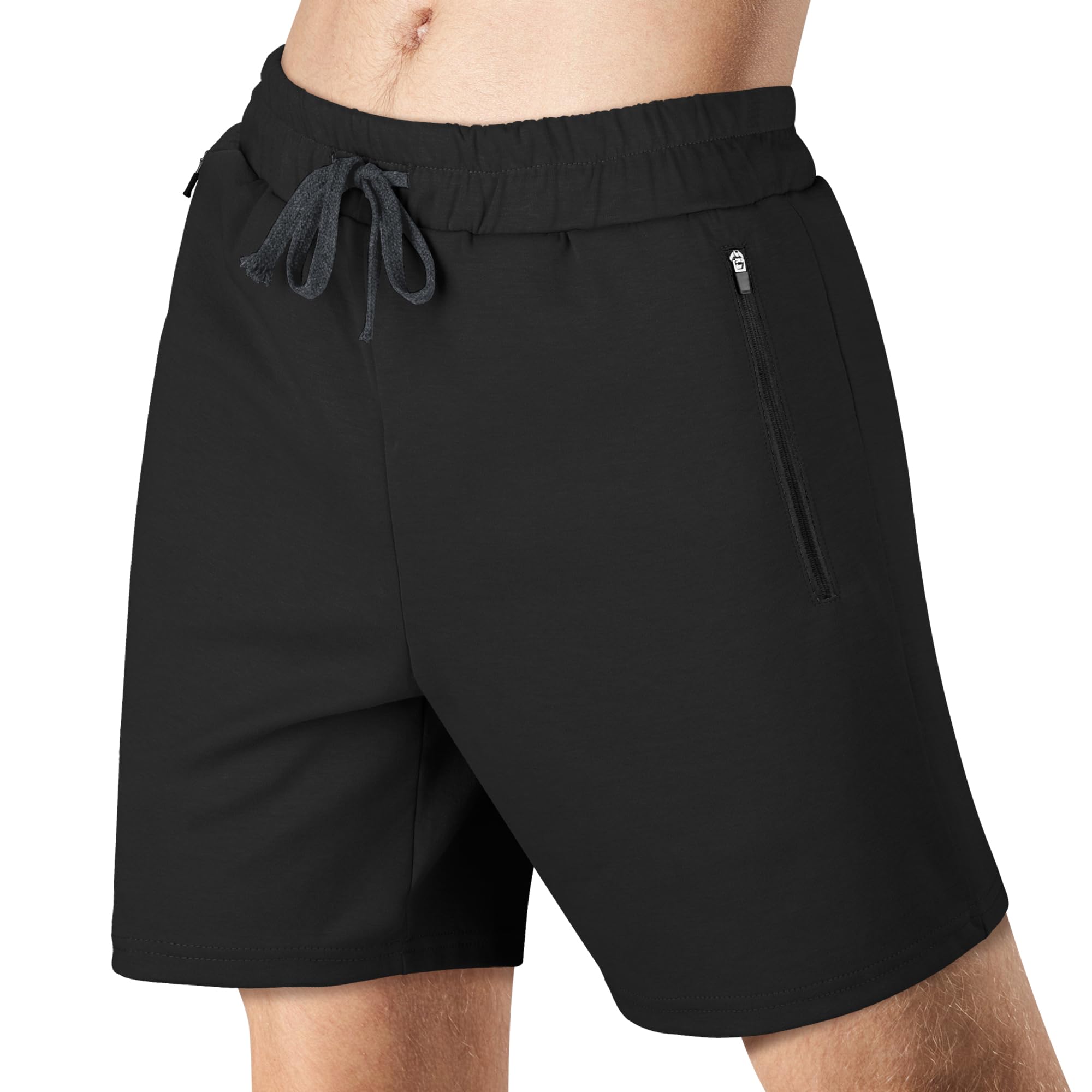 big-elephant-herren-baumwoll-shorts-mit-kordelzug-trainings-shorts-freizeit image 2