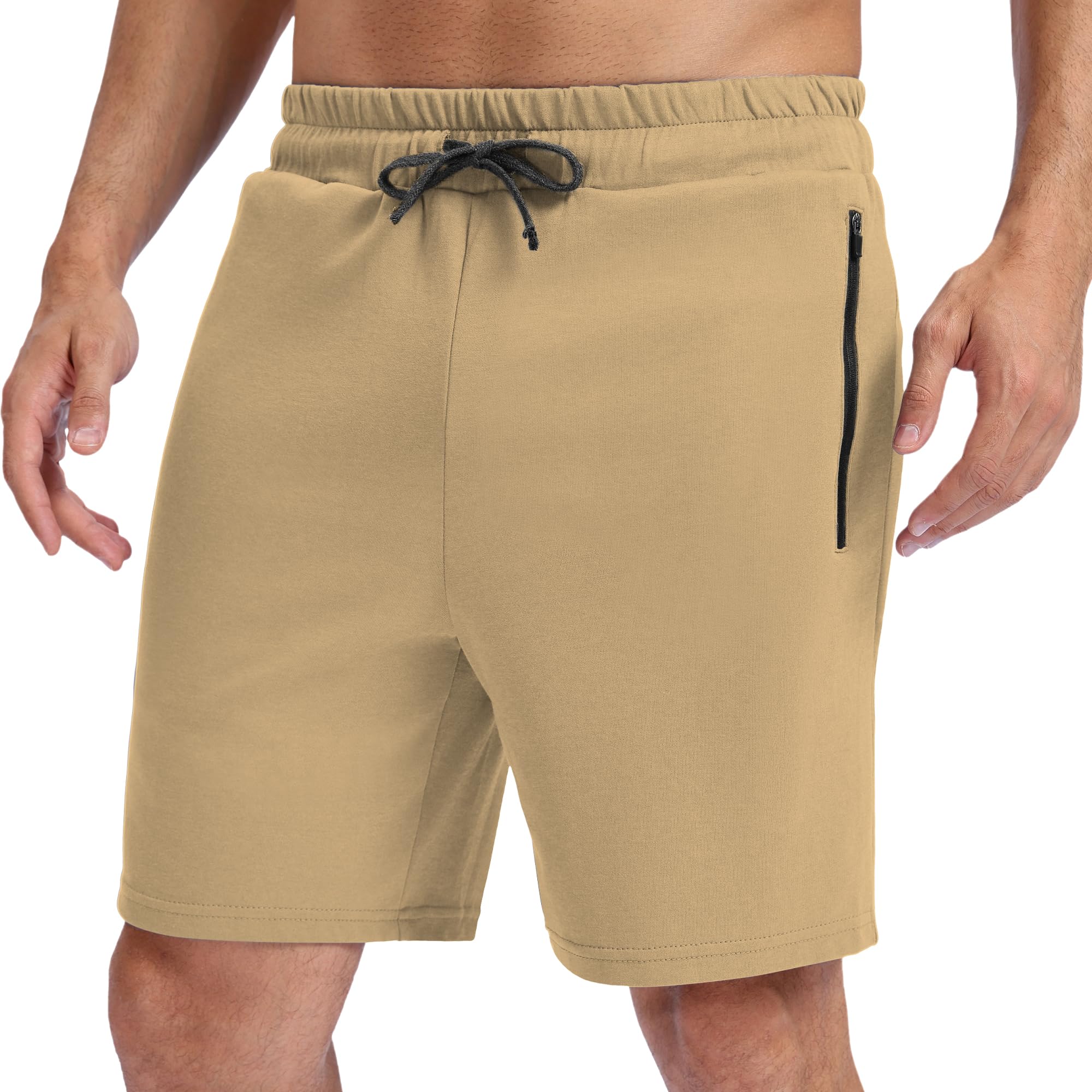 big-elephant-herren-baumwoll-shorts-mit-kordelzug-trainings-shorts-freizeit image 6