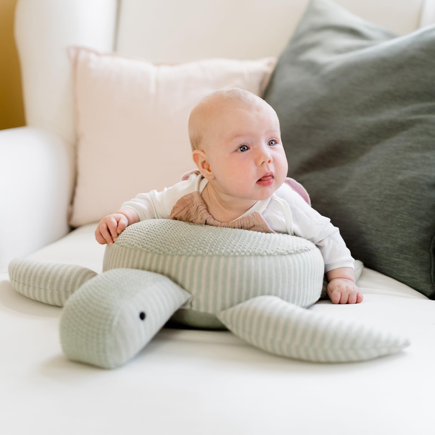 kindsgut-kuscheltier-schildkr-te-gestrickt-100-baumwolle-56cm image 8