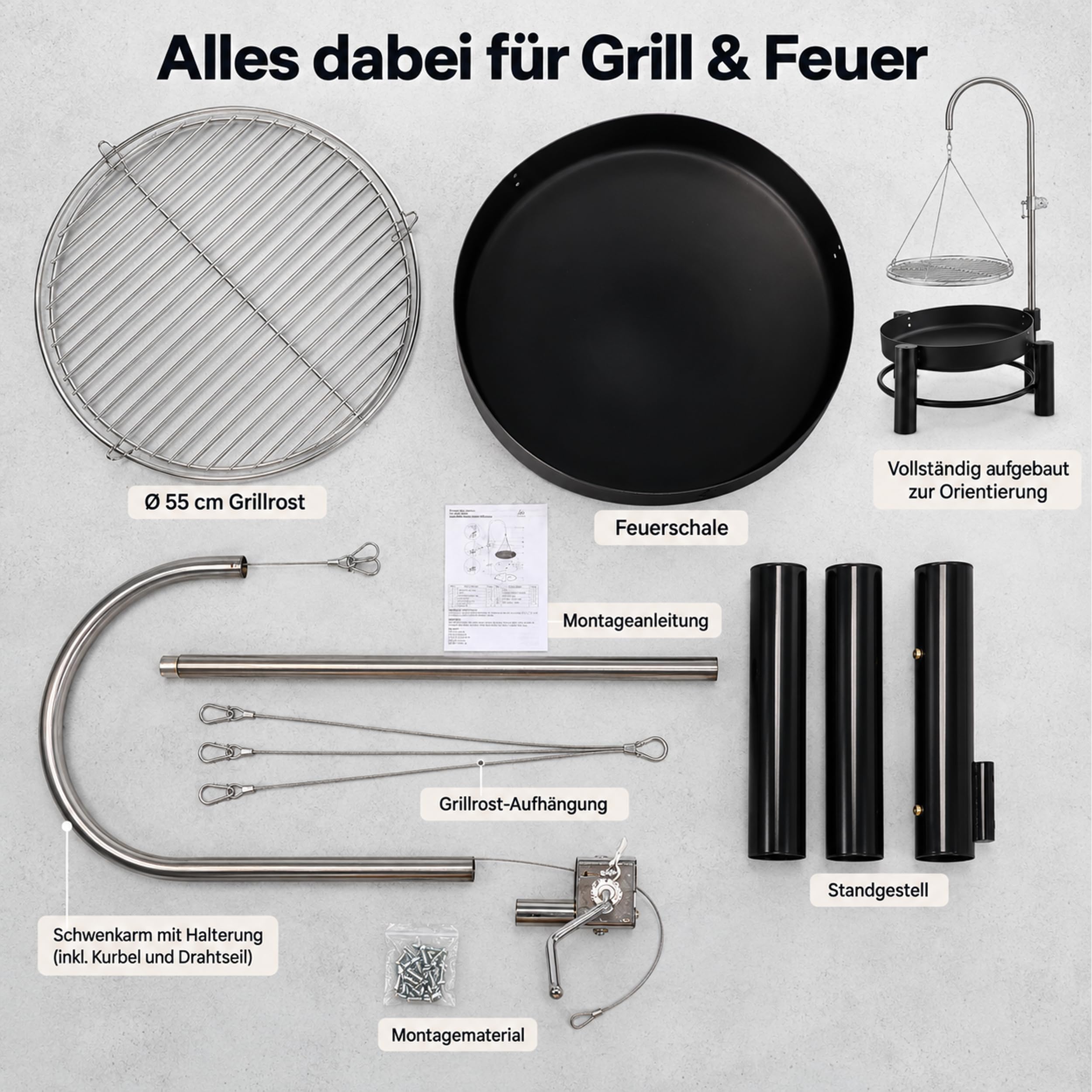 lemodo-schwenkgrill-holzkohlegrill-55-cm-h-henverstellbar image 3