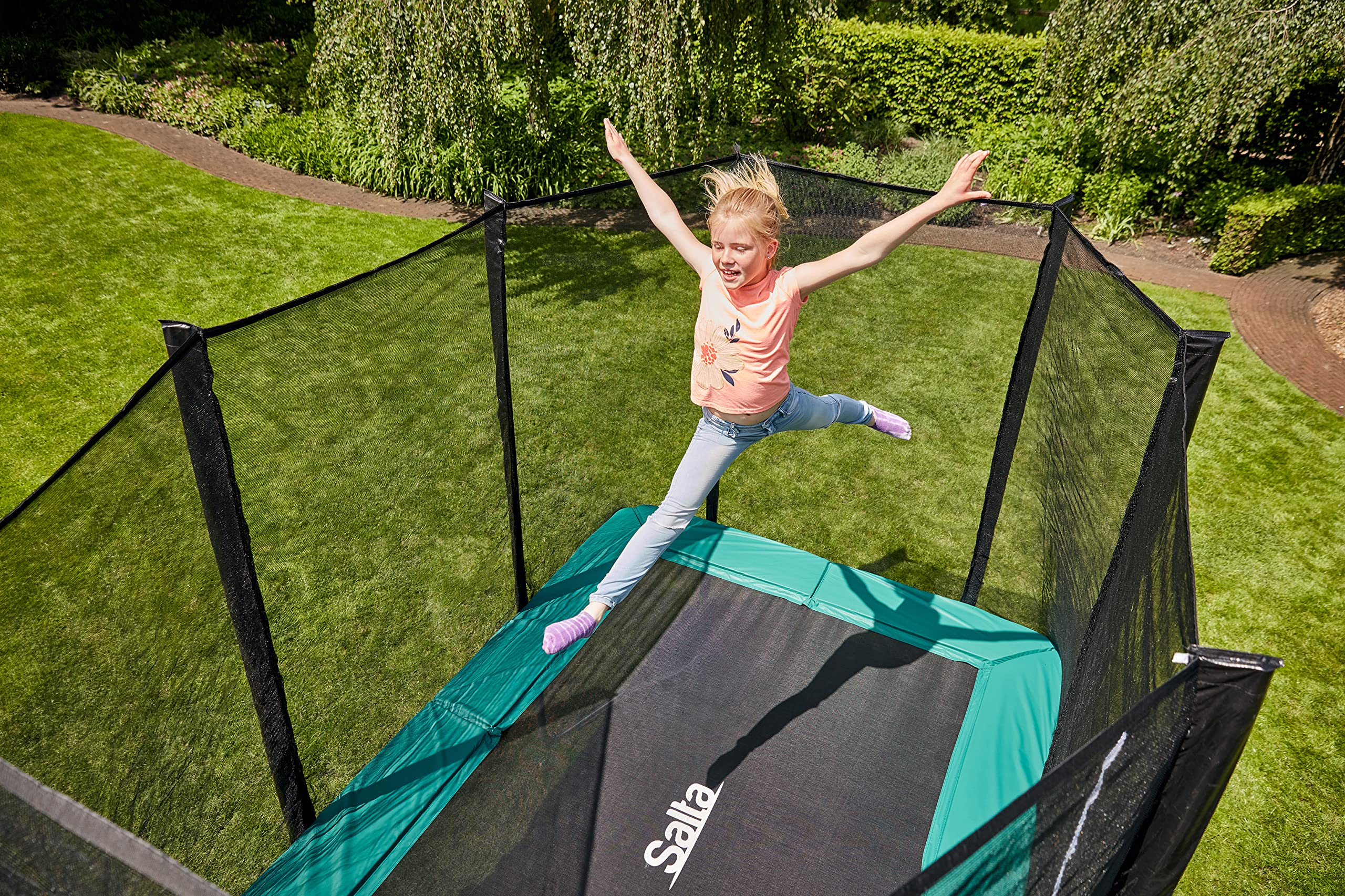 lemodo-salta-combo-rechteck-trampolin-305-x-214-cm-gr-n-100-kg image 8