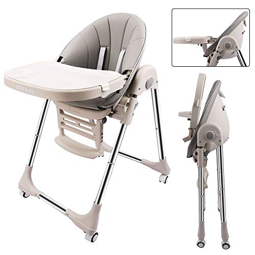 ounuo-baby-hochstuhl-verstellbar-klappbar-mitwachsend-grau-mit-pu-leder image 8