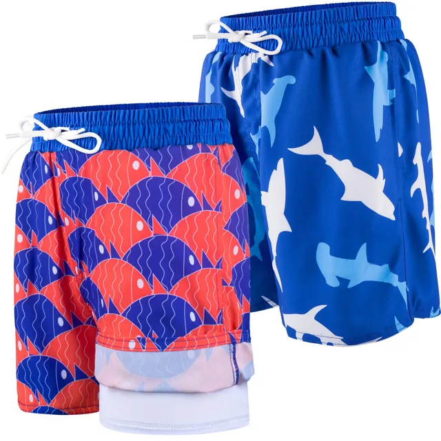 big-elephant-jungen-schwimmshorts-2er-pack-mit-kompressionsfutter image 1