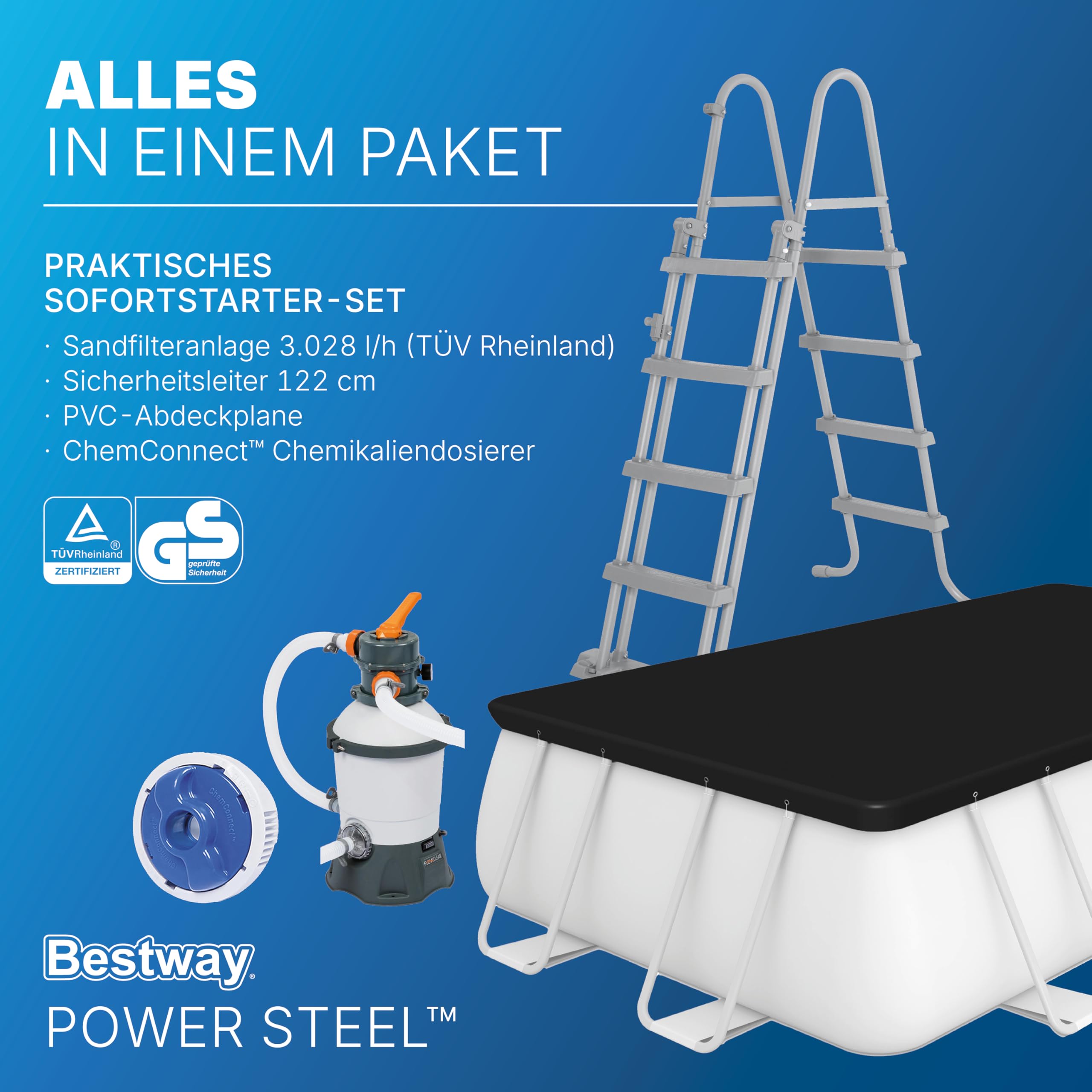 lemodo-bestway-power-steel-frame-pool-set-eckig-488x244x122cm-mit-sandfilteranla image 6