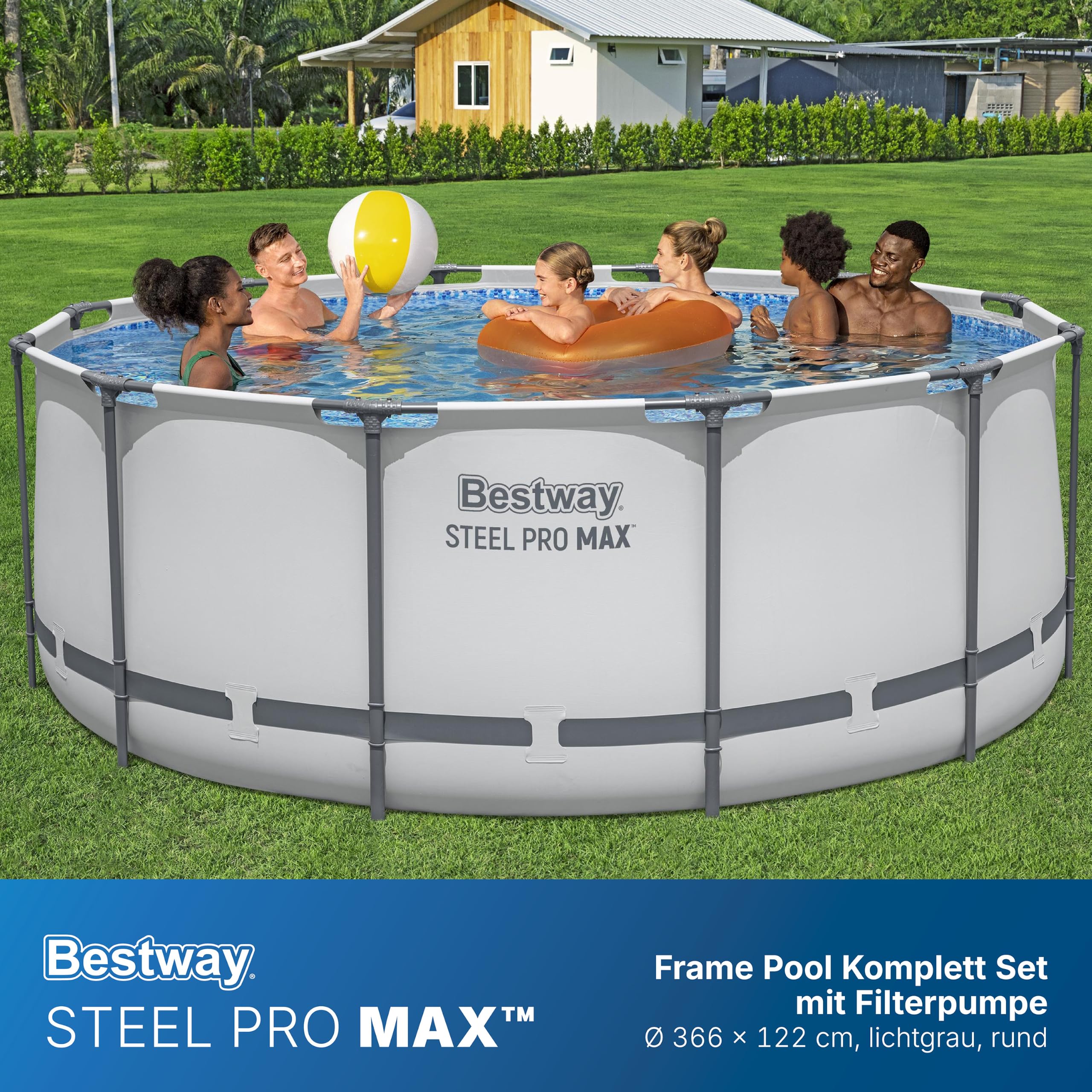 lemodo-bestway-aufstellpool-rund-366-x-122-cm-komplett-set-mit-filterpumpe image 3