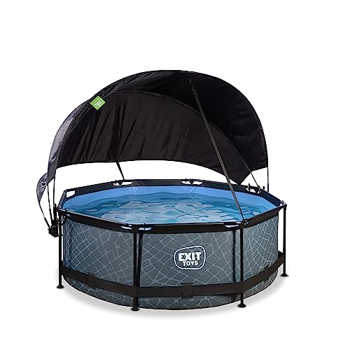 lemodo-exit-toys-aufstellpool-rund-244-x-76-cm-mit-sonnensegel-und-filterpumpe-s image 5