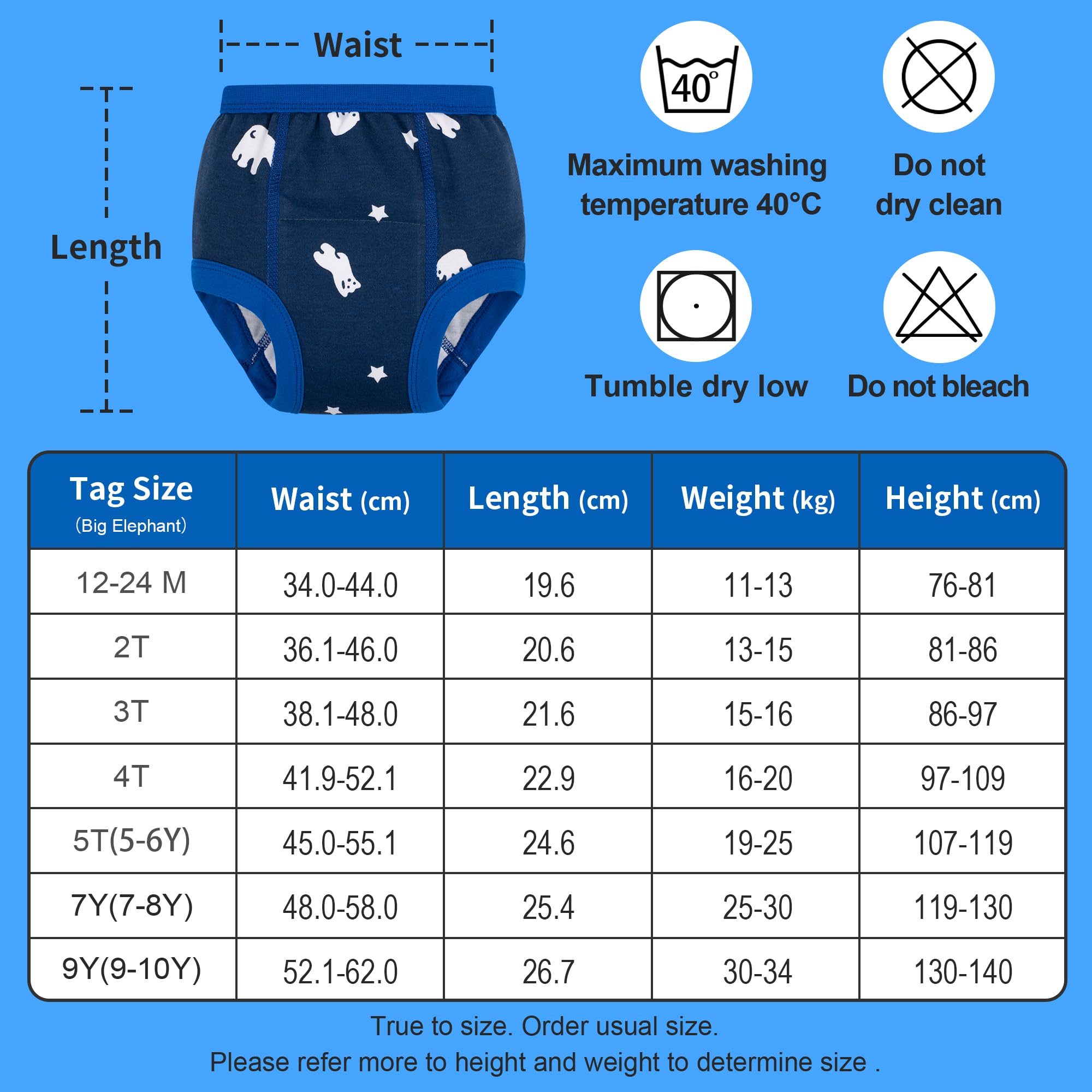 big-elephant-6er-pack-t-pfchentrainingshosen-100-baumwolle-2 image 2