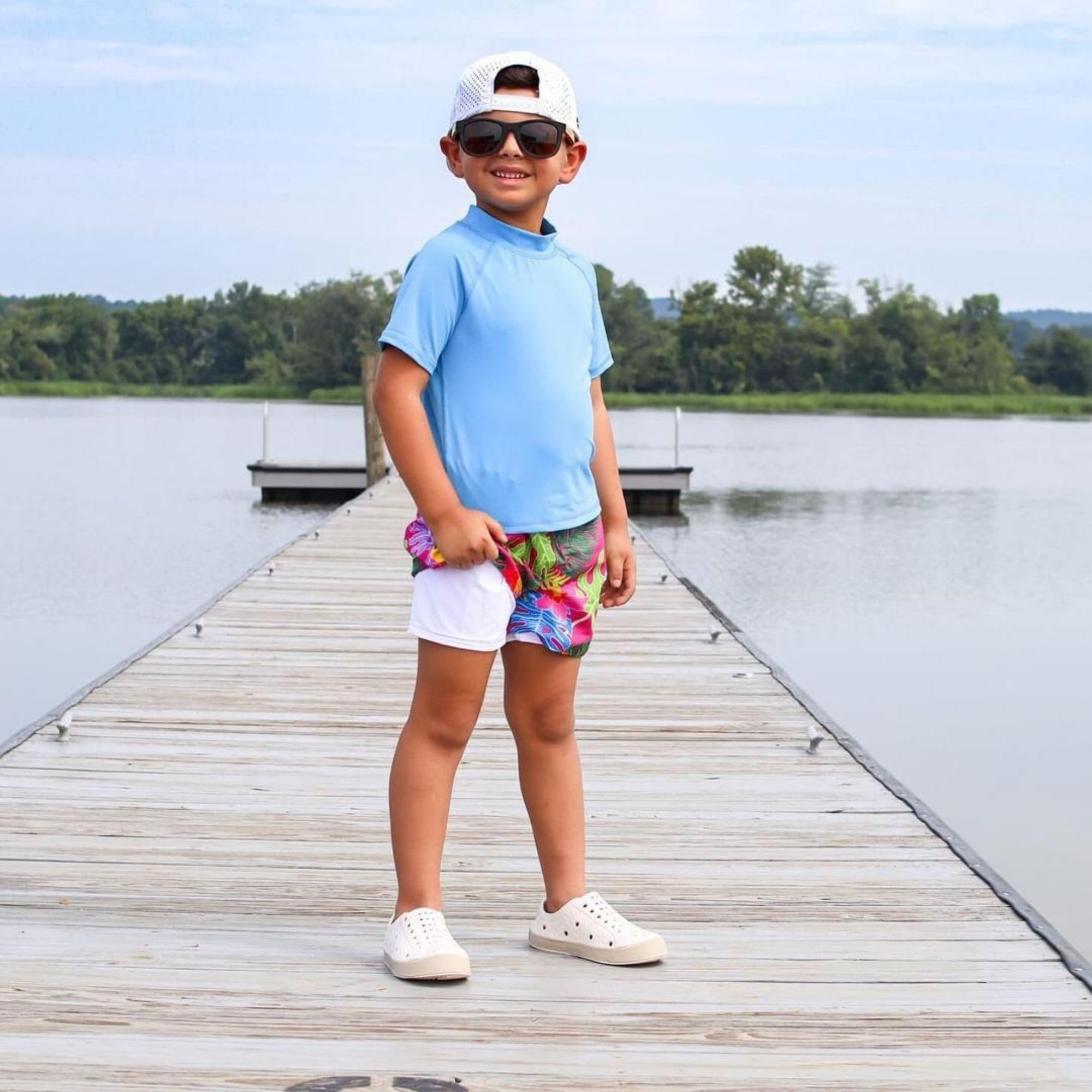 big-elephant-jungen-badeshorts-2er-pack-mit-kompressionsfutter-upf-50 image 2