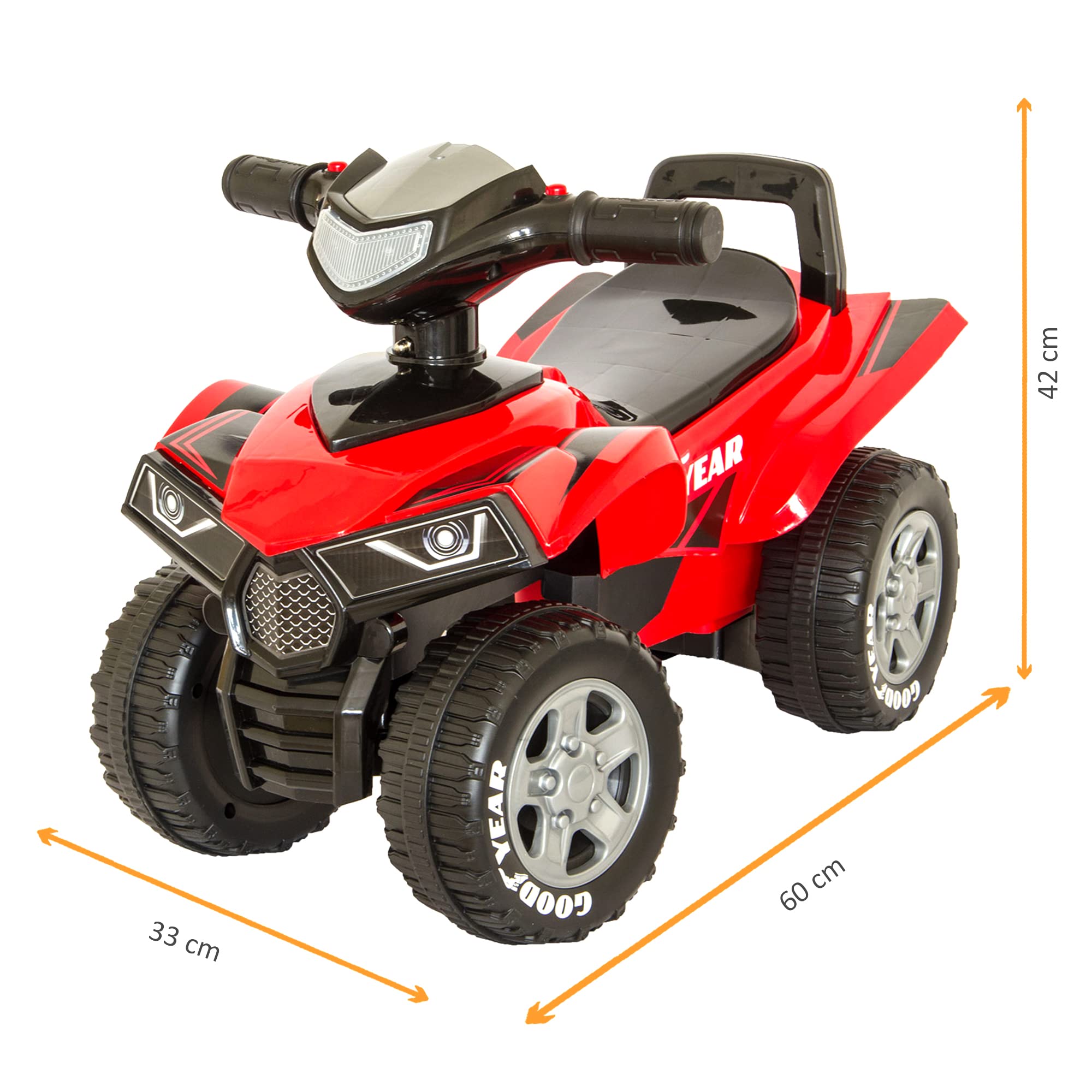 lemodo-rutschauto-quad-optik-rot-rutschfahrzeug-ab-18-monate-mit-sound-lenkrad image 2