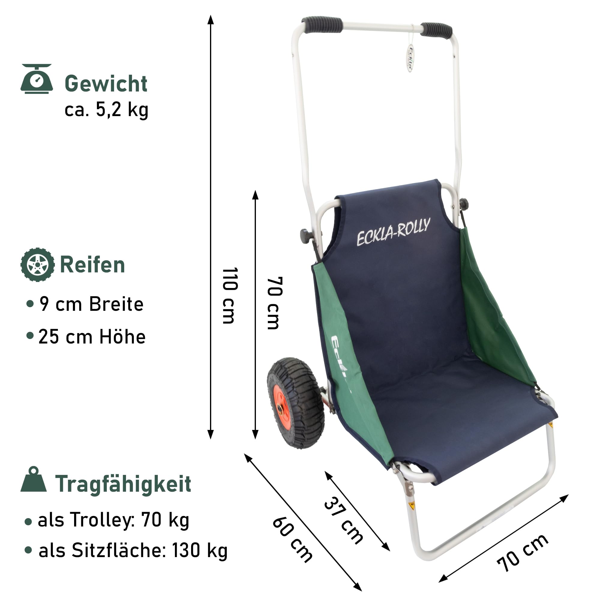 lemodo-eckla-beach-rolly-strandwagen-mit-sitz-klappbar-extra-gro-e-luftreifen image 2