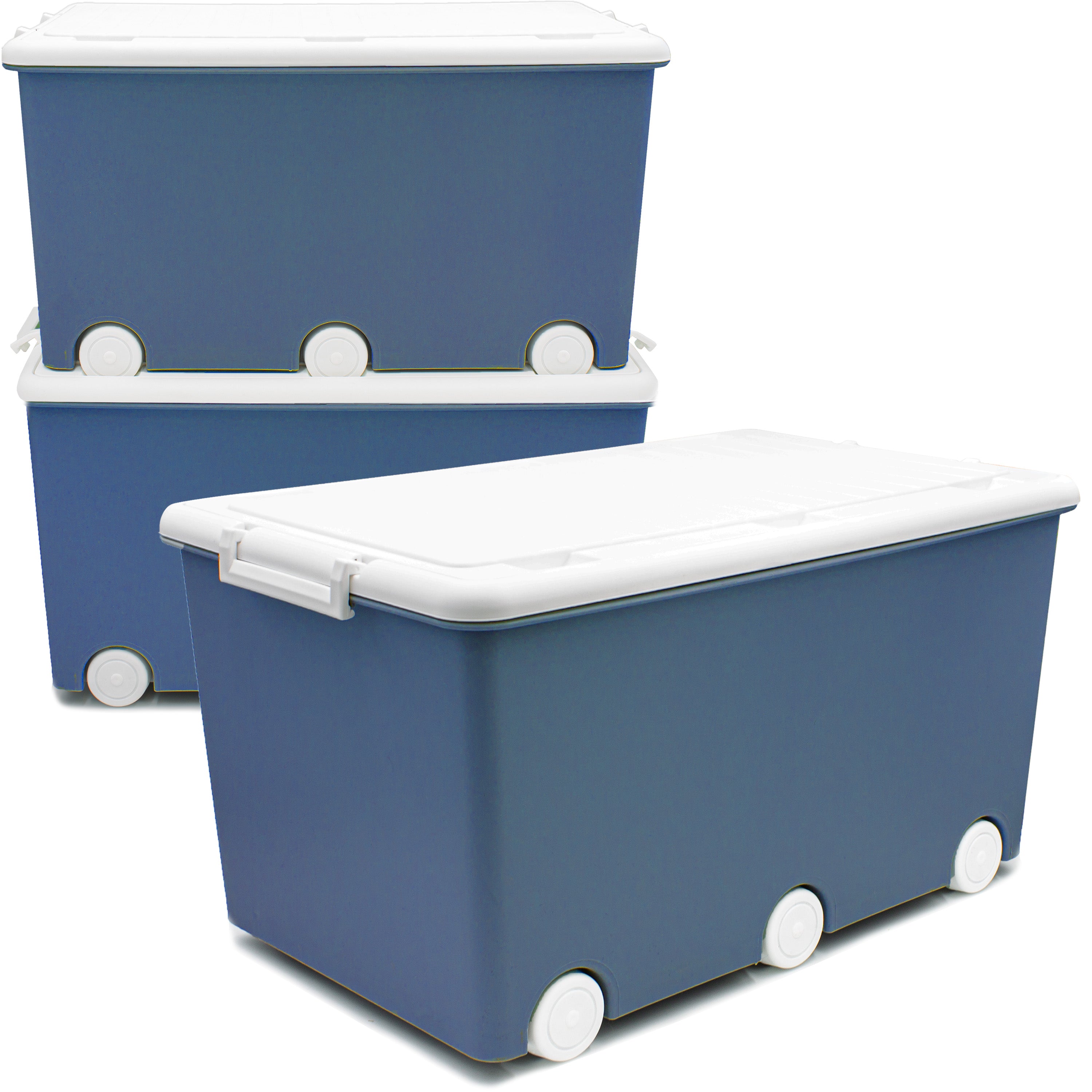 babykajo-aufbewahrungsboxen-3er-set-50-liter-mit-deckel-und-rollen-stapelbar image 1