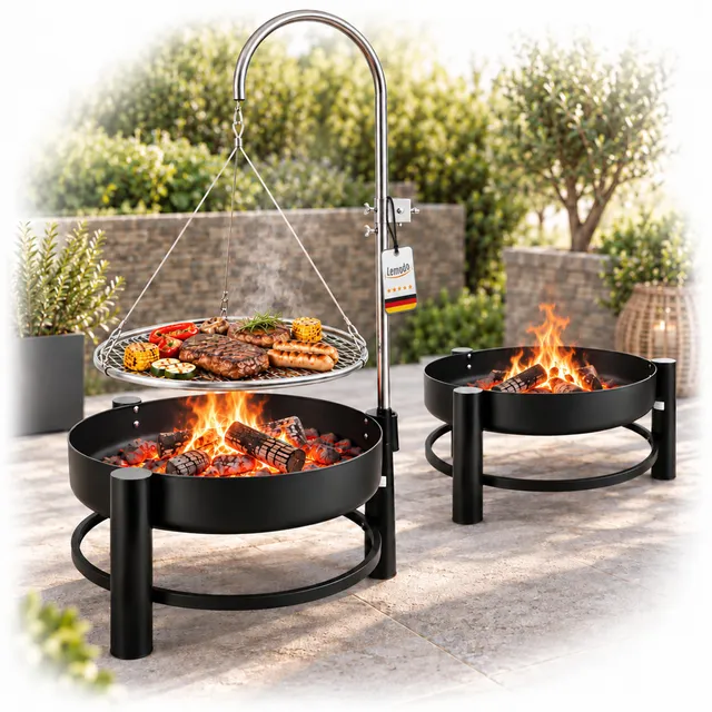 lemodo-schwenkgrill-holzkohlegrill-55-cm-h-henverstellbar image 1