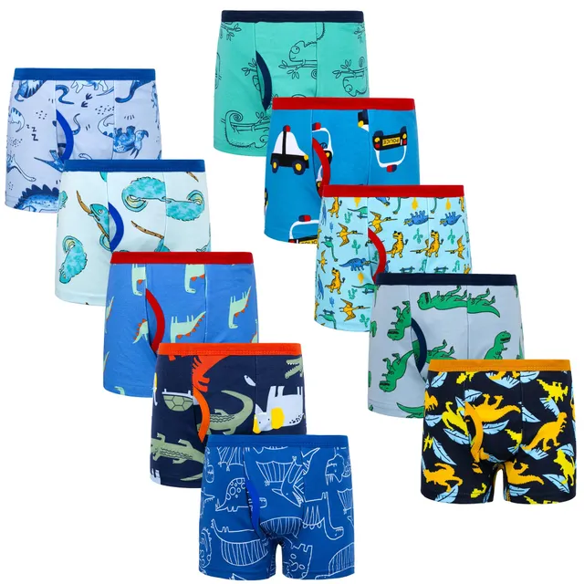 big-elephant-boxershorts-jungen-10er-pack-dino-100-baumwolle image 1