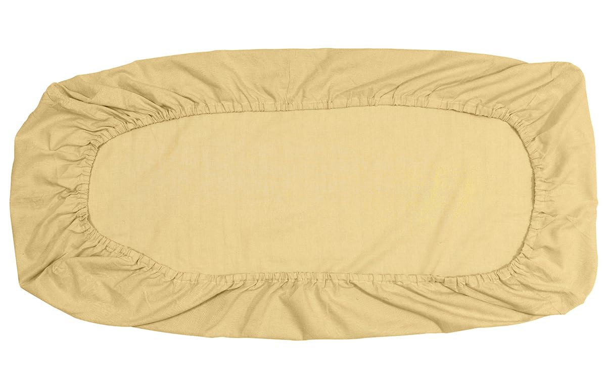 kindsgut-spannbettlaken-baby-60x120-cm-senf-2er-set-baumwolle image 5