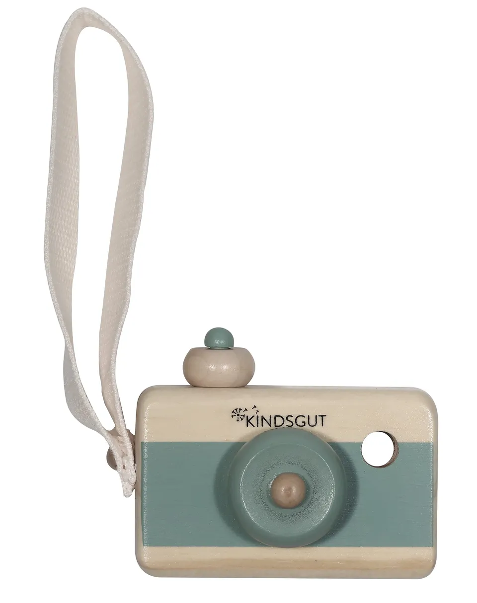 kindsgut-holzkamera-fotoapparat-holzspielzeug-aquamarin image 1