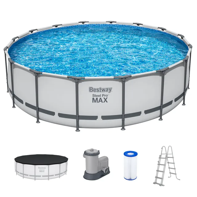 lemodo-bestway-steel-pro-max-frame-pool-komplett-set-rund-488-x-122-cm image 1