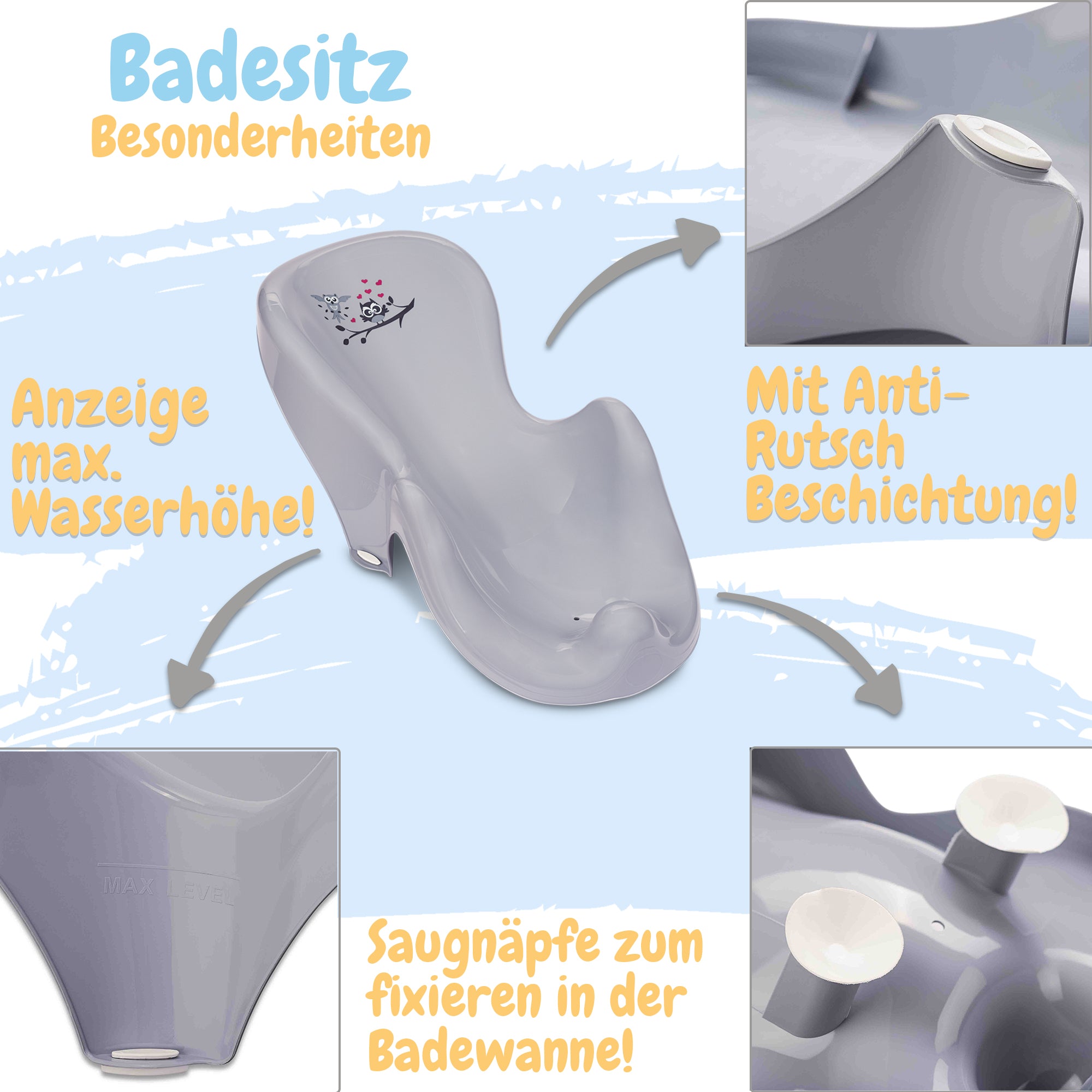 babykajo-babybadewanne-3er-set-wanne-86cm-badesitz-kapuzenhandtuch image 5