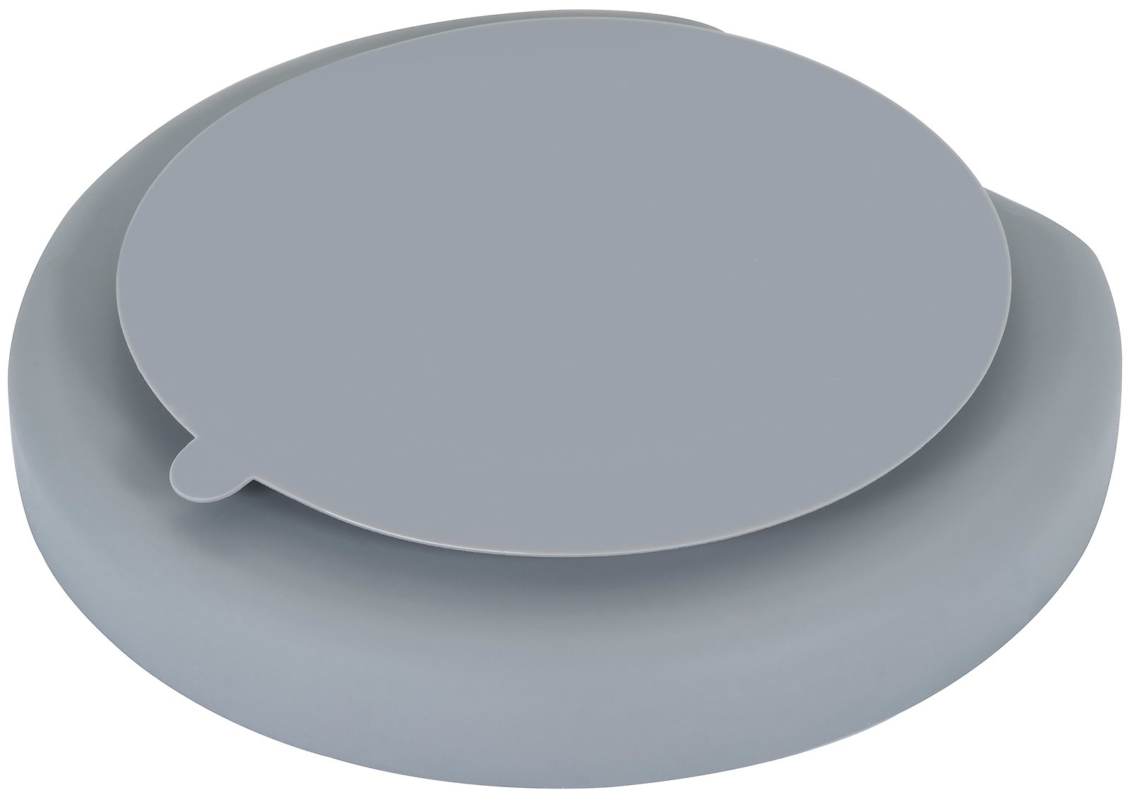 kindsgut-esslernteller-aus-silikon-mit-saugnapf-dunkelgrau-20-cm image 7