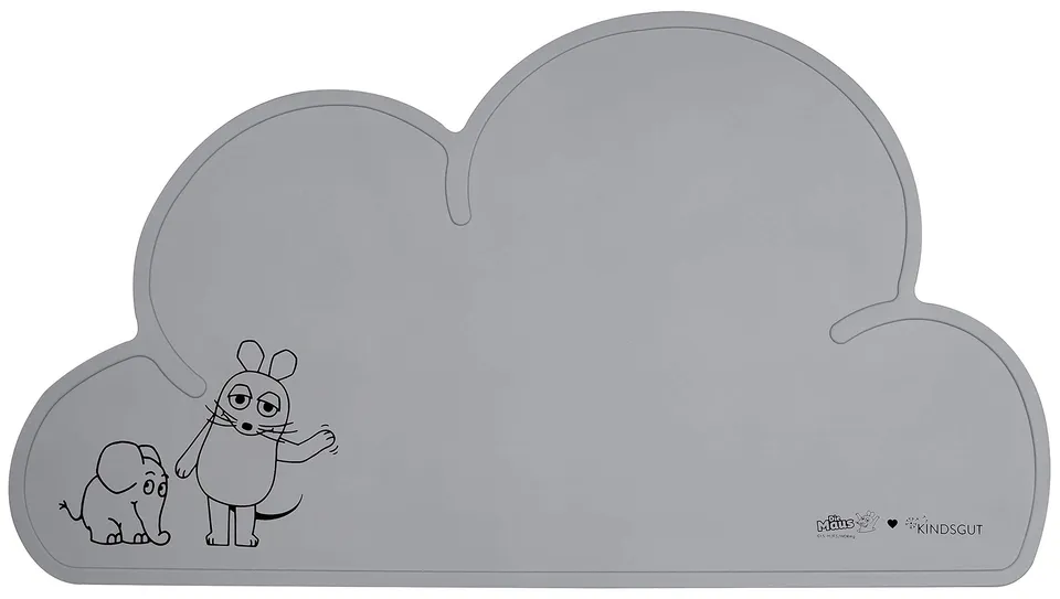 kindsgut-silikon-platzset-wolke-rutschfest-hellgrau-49x27-cm image 1